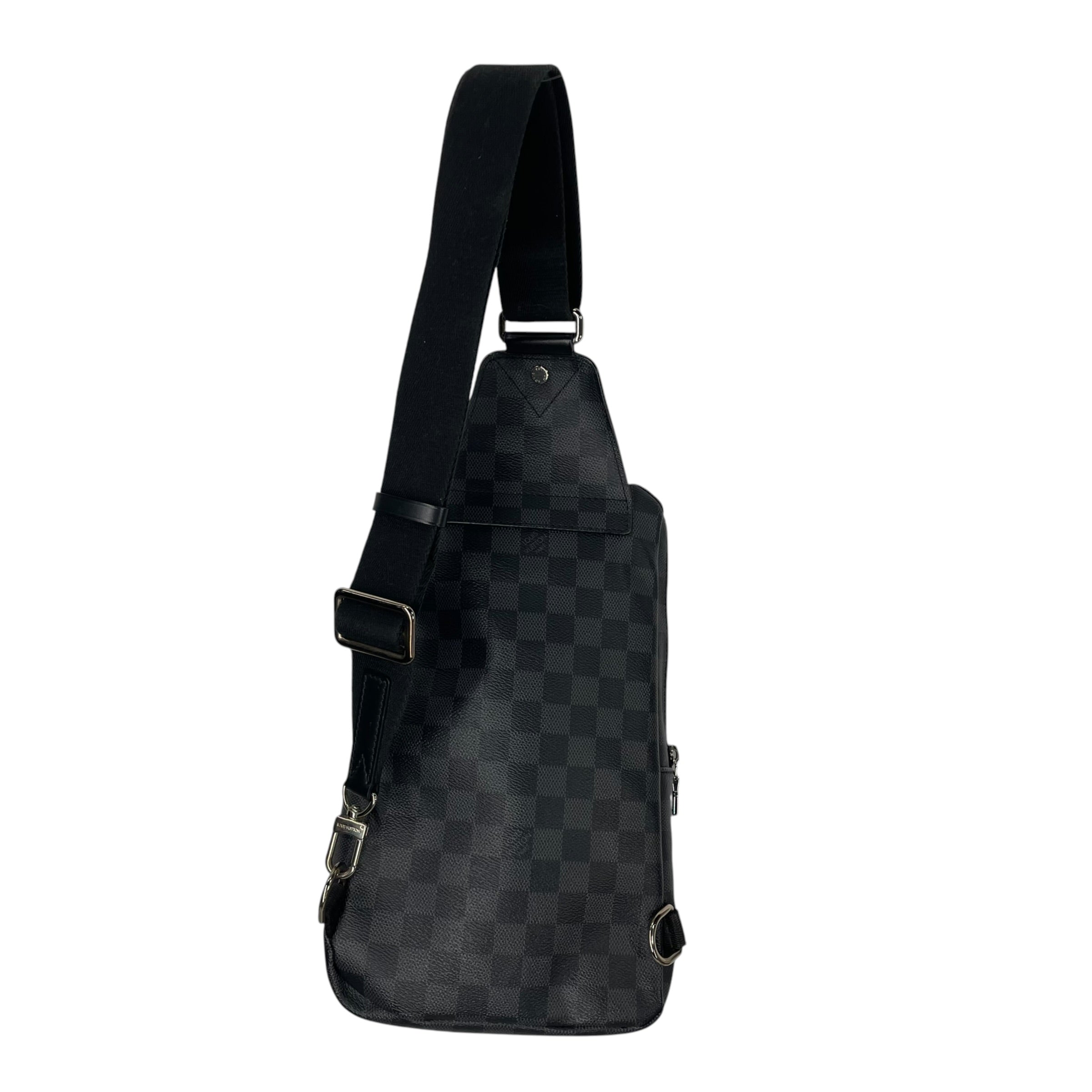 LOUIS VUITTON/Cross Body Bag/BLK/DAMIER CANVAS AVENUE SLING BAG view 2