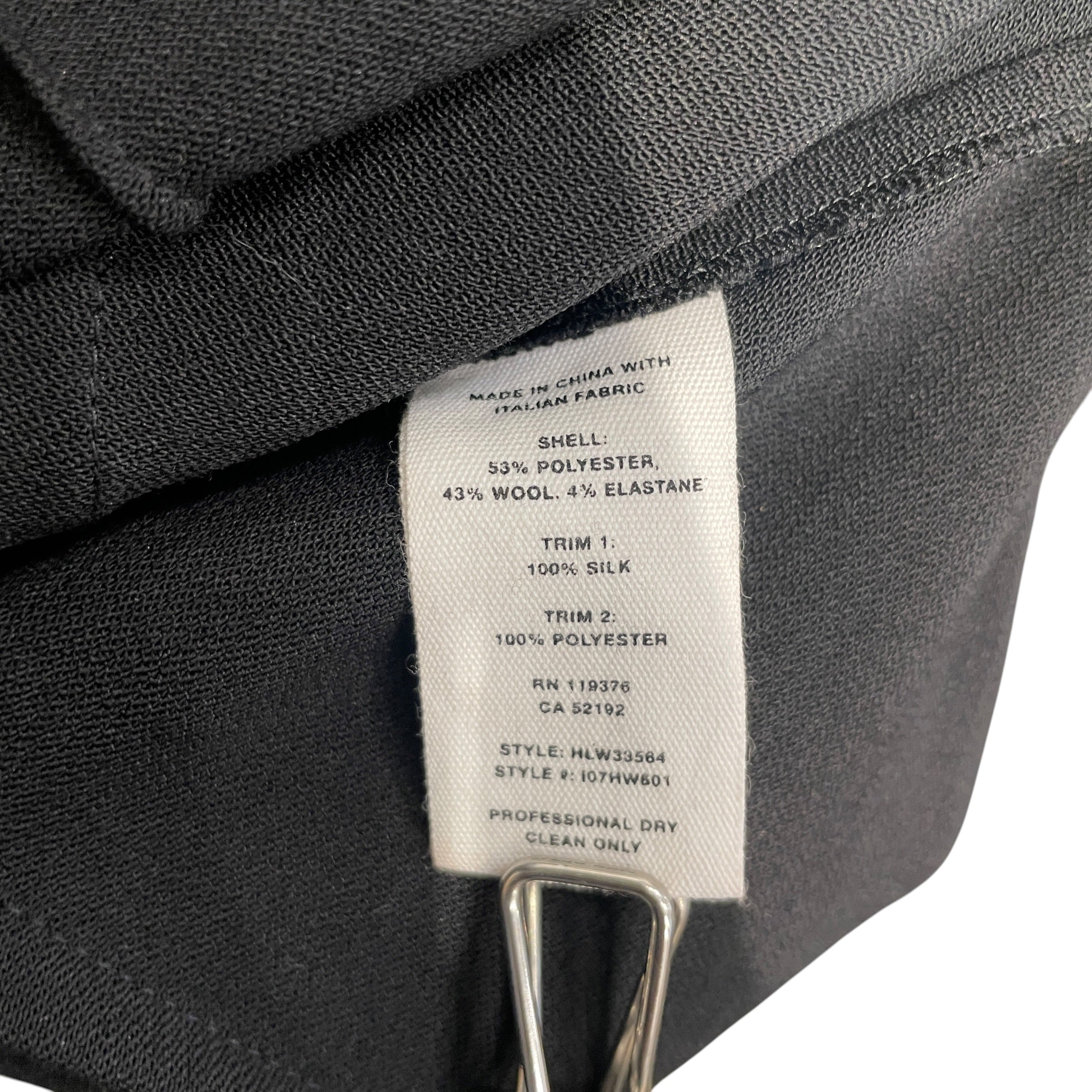 Helmut Lang/SL Dress/10/Cotton/BLK/RUCHED ASYMMETRIC FOLD OVER view 4