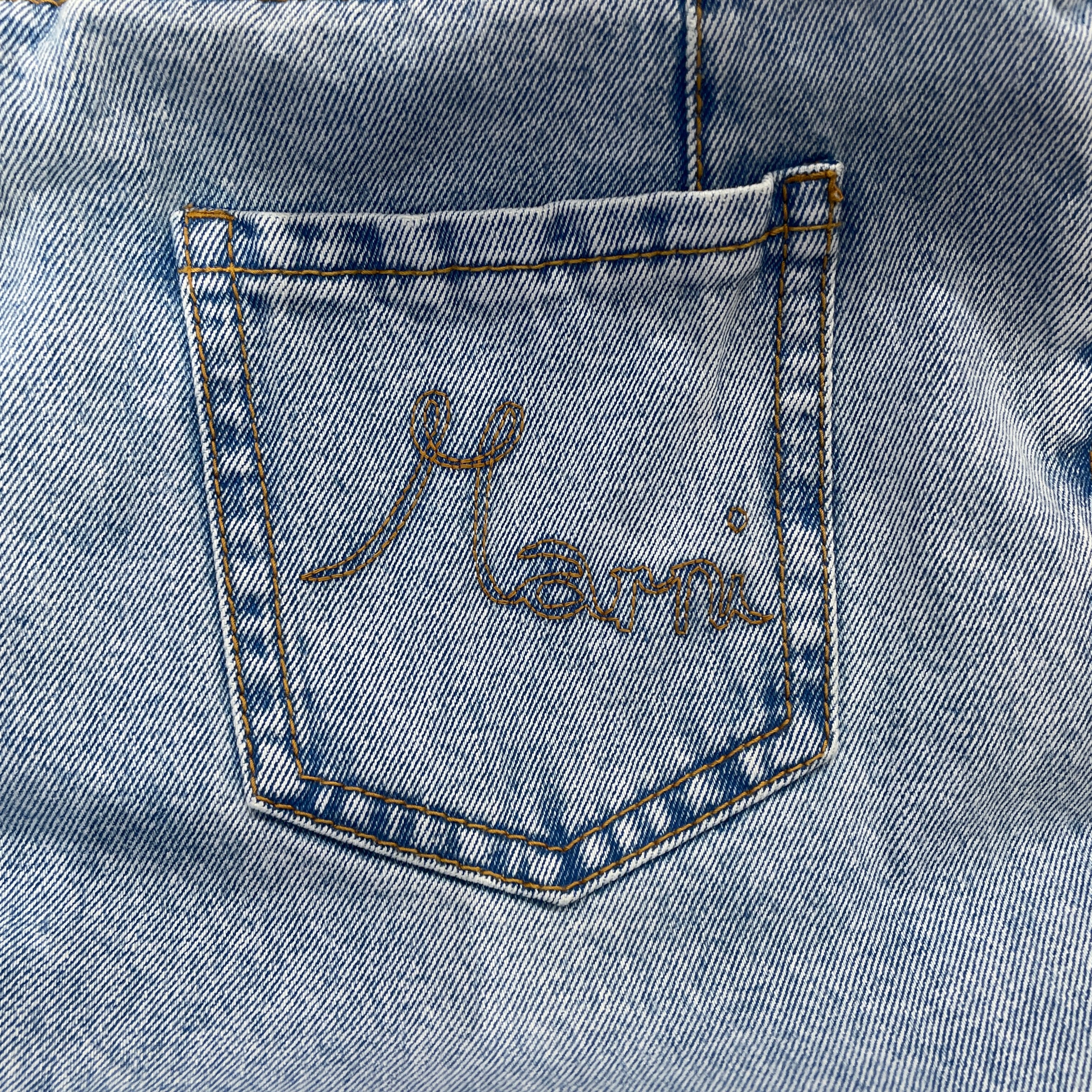 MARNI/Straight Pants/44/Denim/BLU/DISTREESSED W WHOOL PEAKING view 7