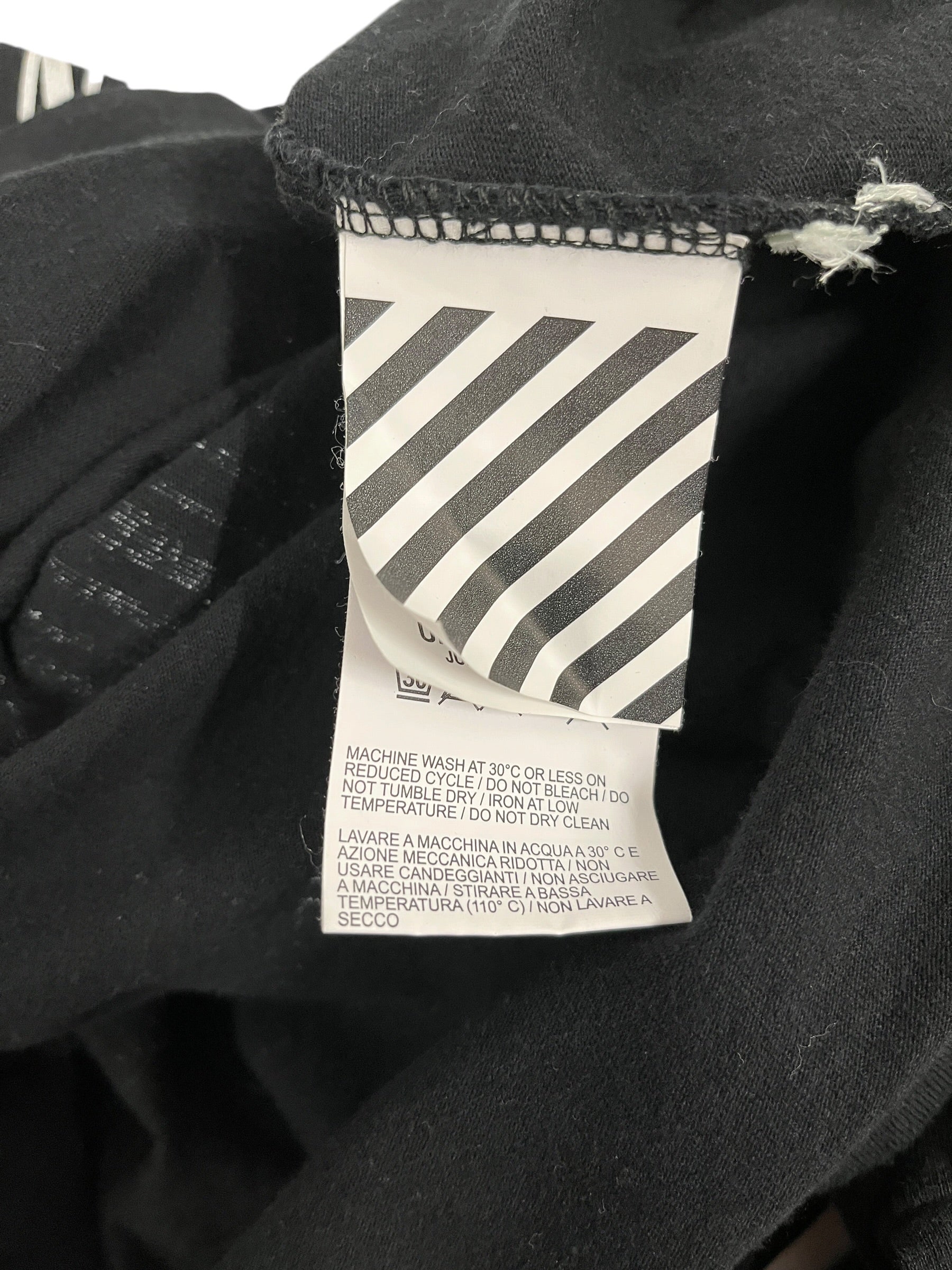 OFF-WHITE/UNDERCOVER/T-Shirt/L/Cotton/BLK/Graphic/"HAND DART" view 4