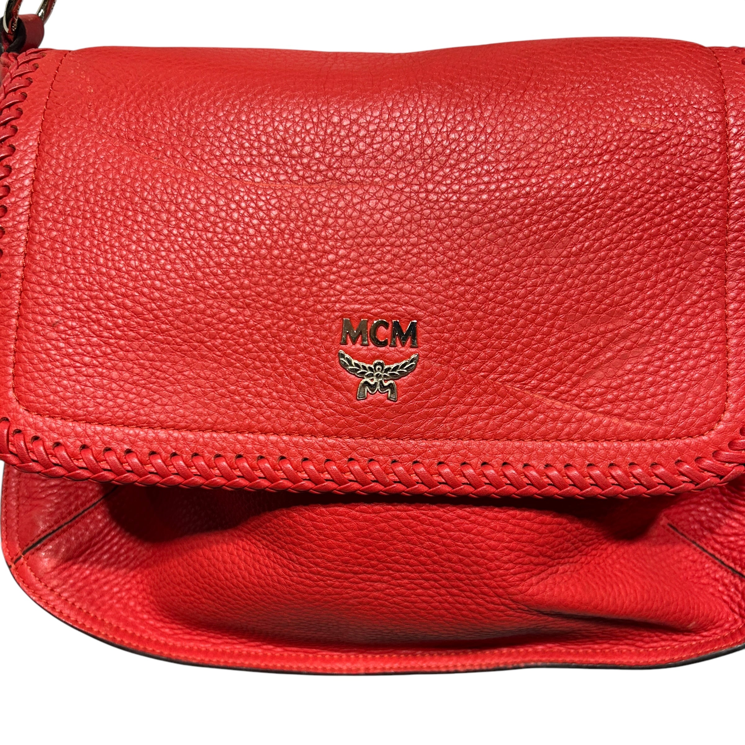 MCM/Hand Bag/OS/Leather/RED/ view 3