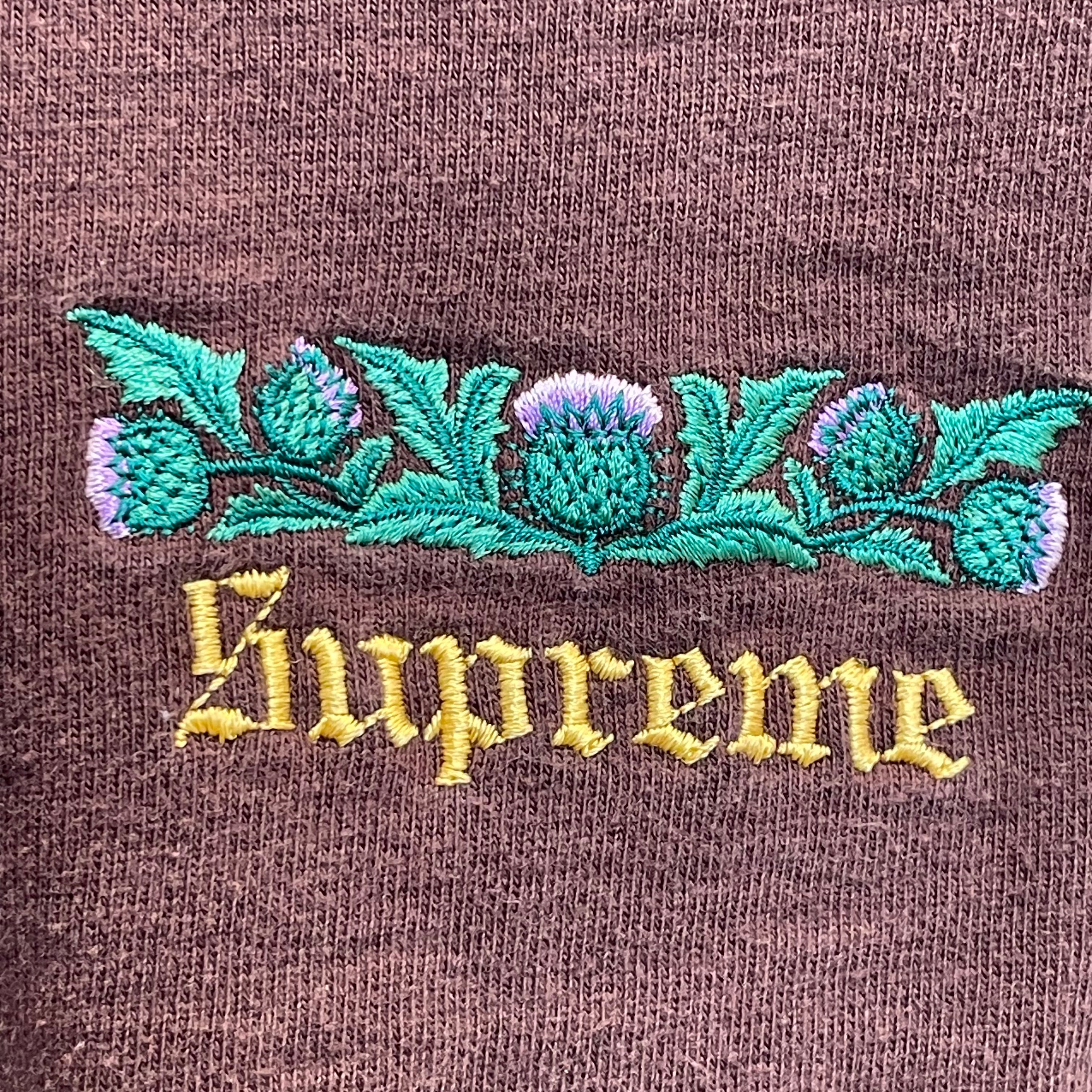 Supreme/LS T-Shirt/M/Cotton/BRW/THISTLE 2016 view 3