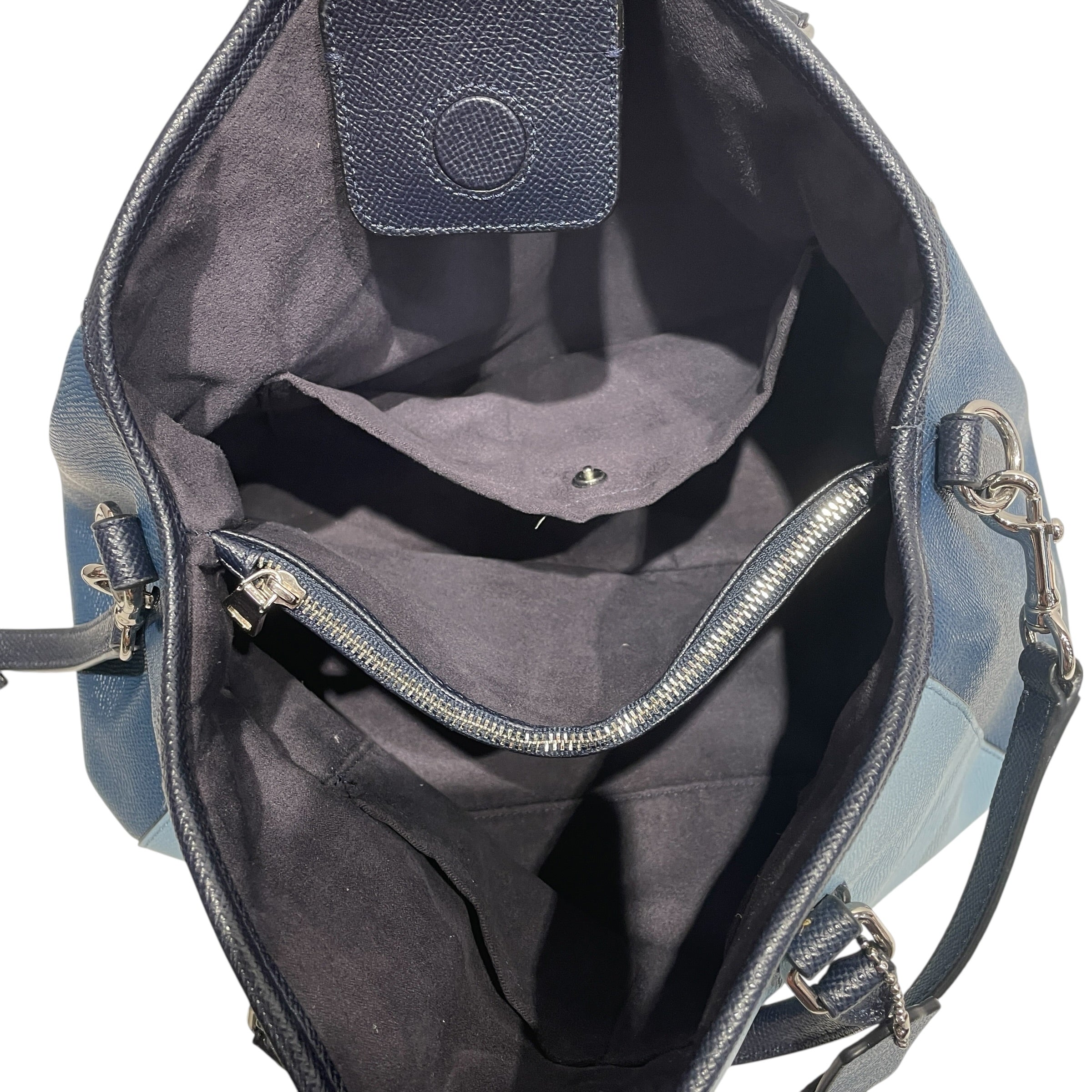 COACH/Hand Bag/Leather/BLU/Margot Carryall Geometric Bag view 4