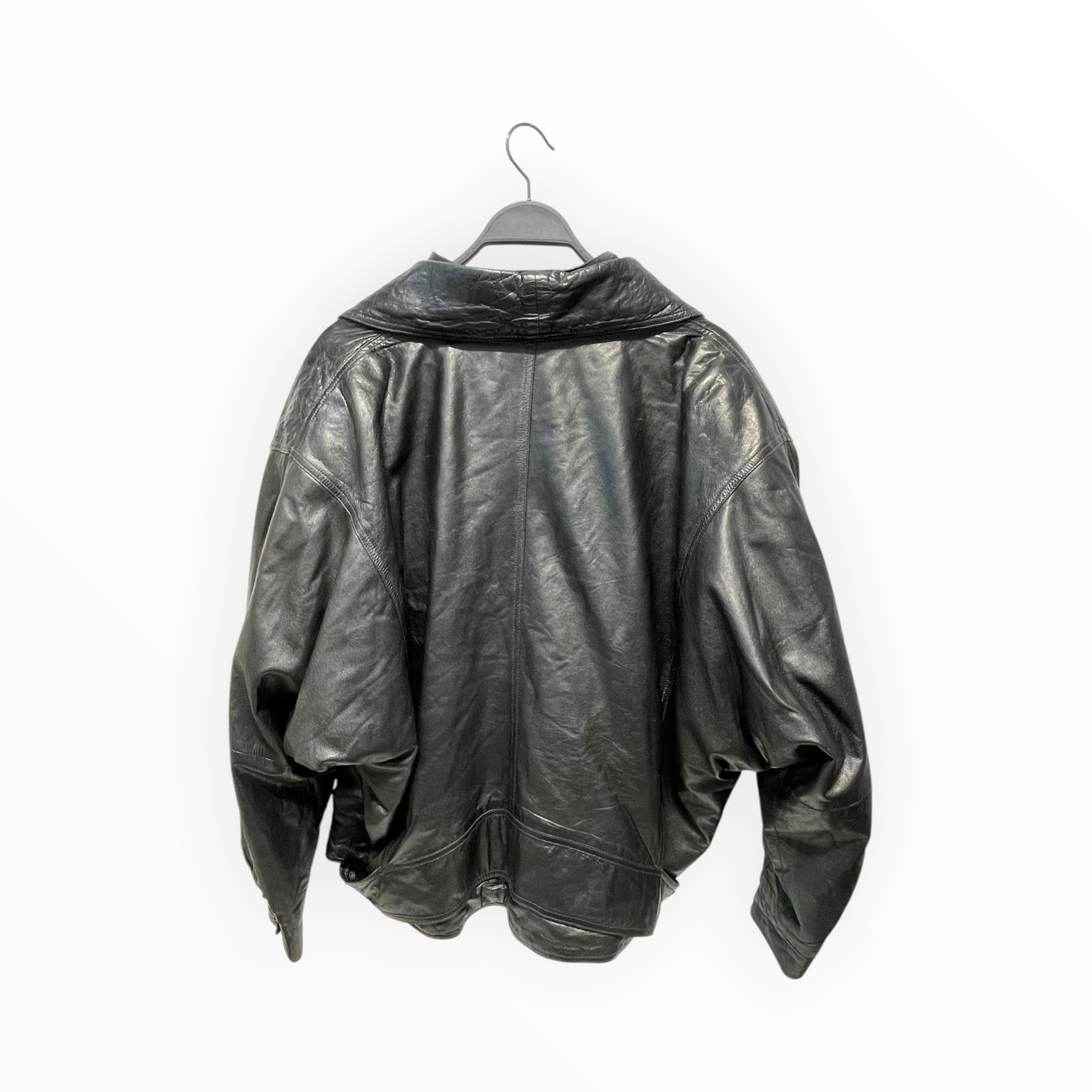 MARITHE FRANCOIS GIRBAUD/Leather Jkt/L/Leather/BLK/ view 2