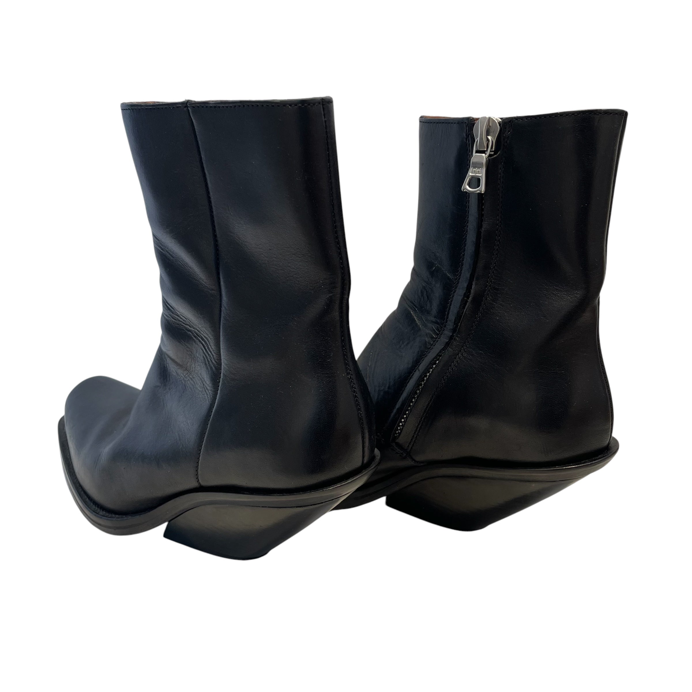DEMNA GVASALIA/Boots/EU 37/Leather/BLK/ANGLED HEEL view 2