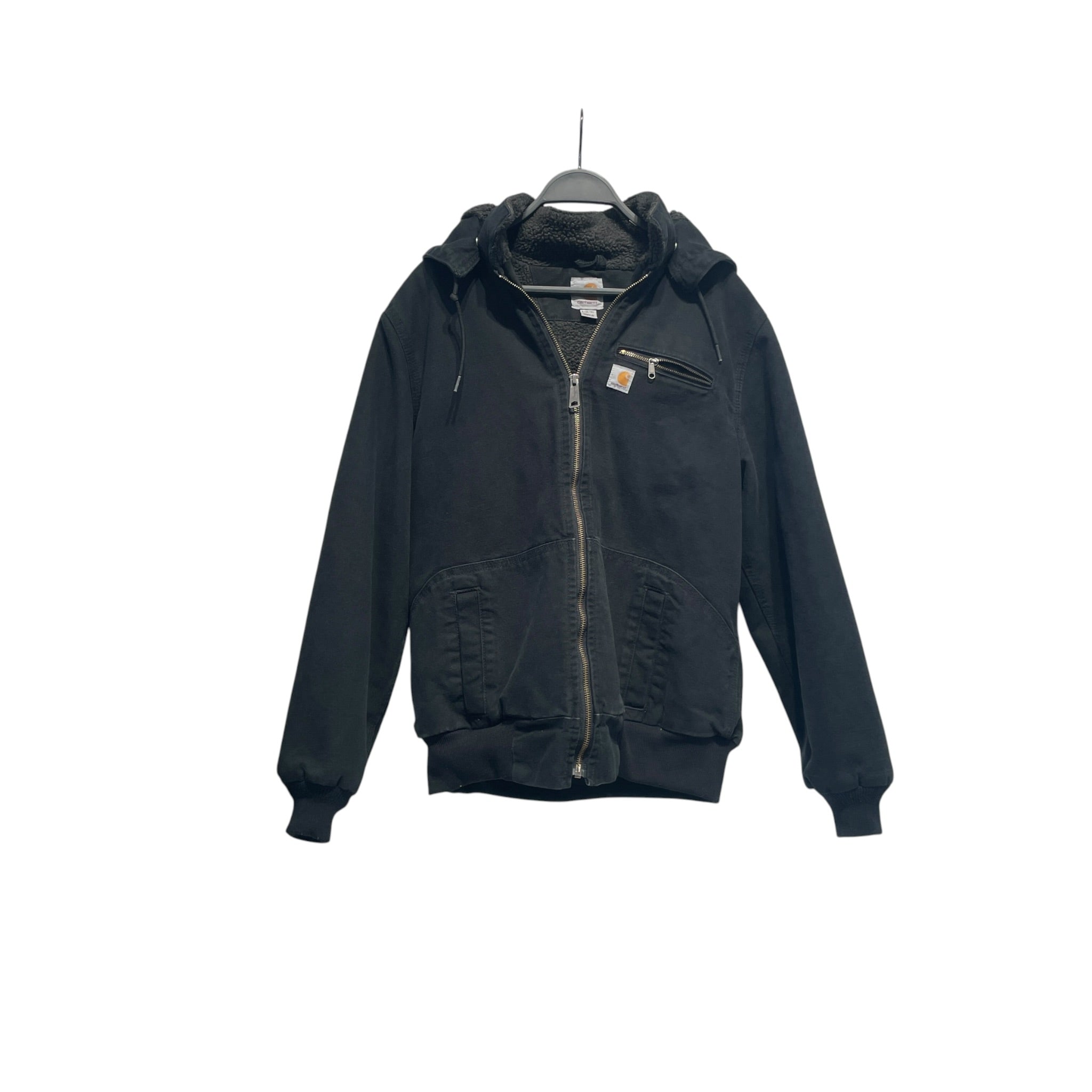 Carhartt/Jacket/L/Cotton/BLK/REMOVABLE HOOD view 1