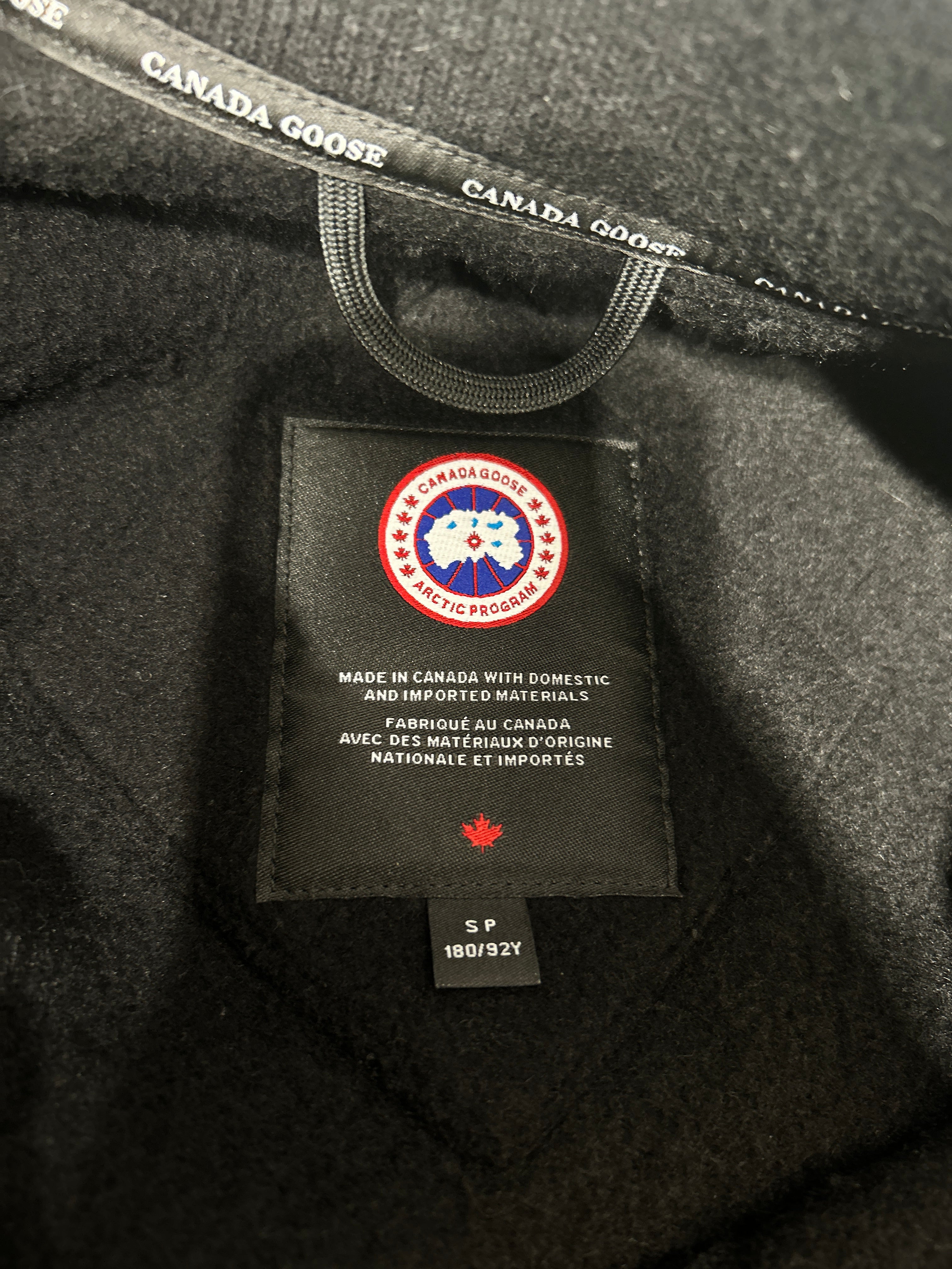 CANADA GOOSE/Jacket/S/Wool/BLK/BOMBER view 3