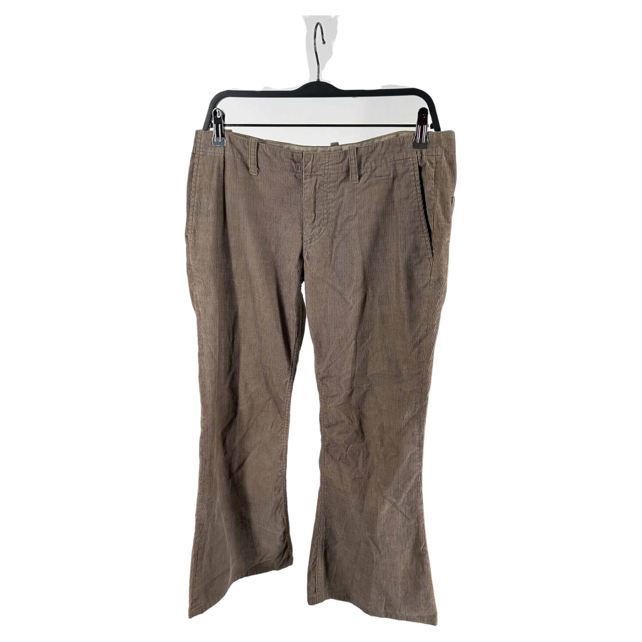 MIHARA YASUHIRO/Cropped Pants/34/Corduroy/BEG/BACK LEATHER PATCH view 1