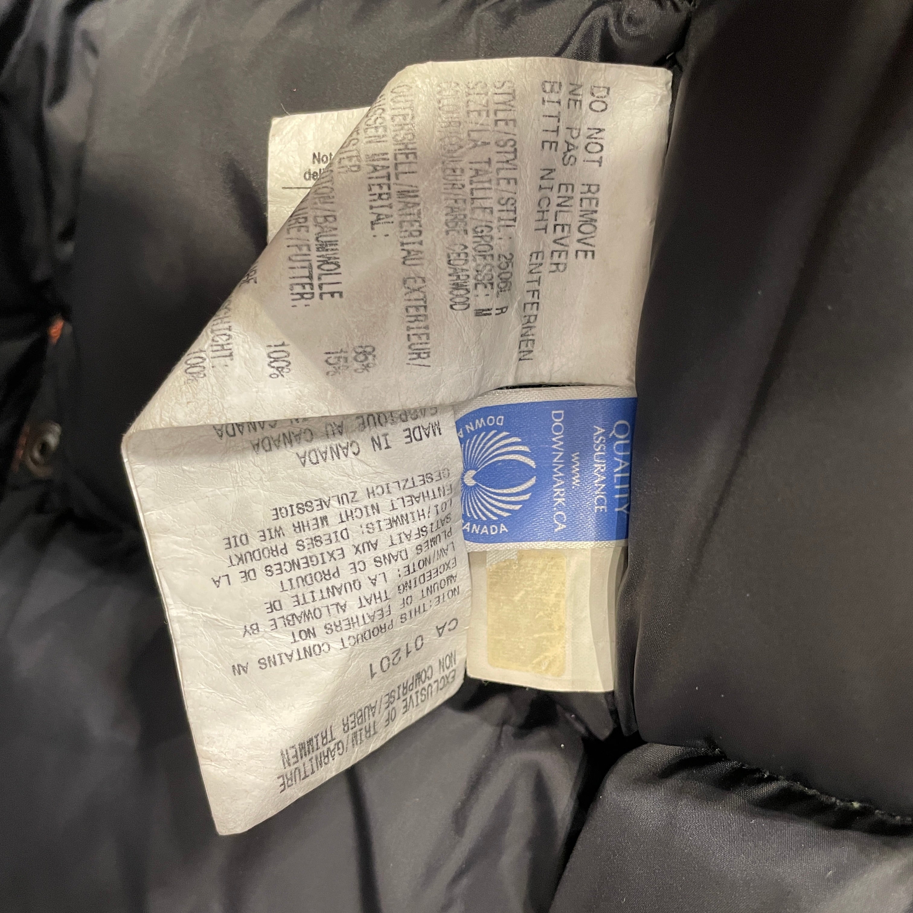 CANADA GOOSE/Coat/M/Cotton/ORN/ view 6