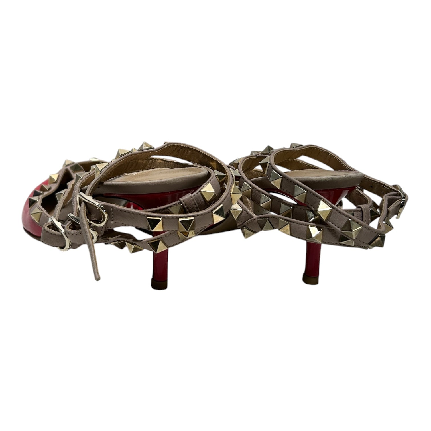 VALENTINO GARAVANI/Heels/US 6/PNK/STUDDED PATENT LEATHER view 2