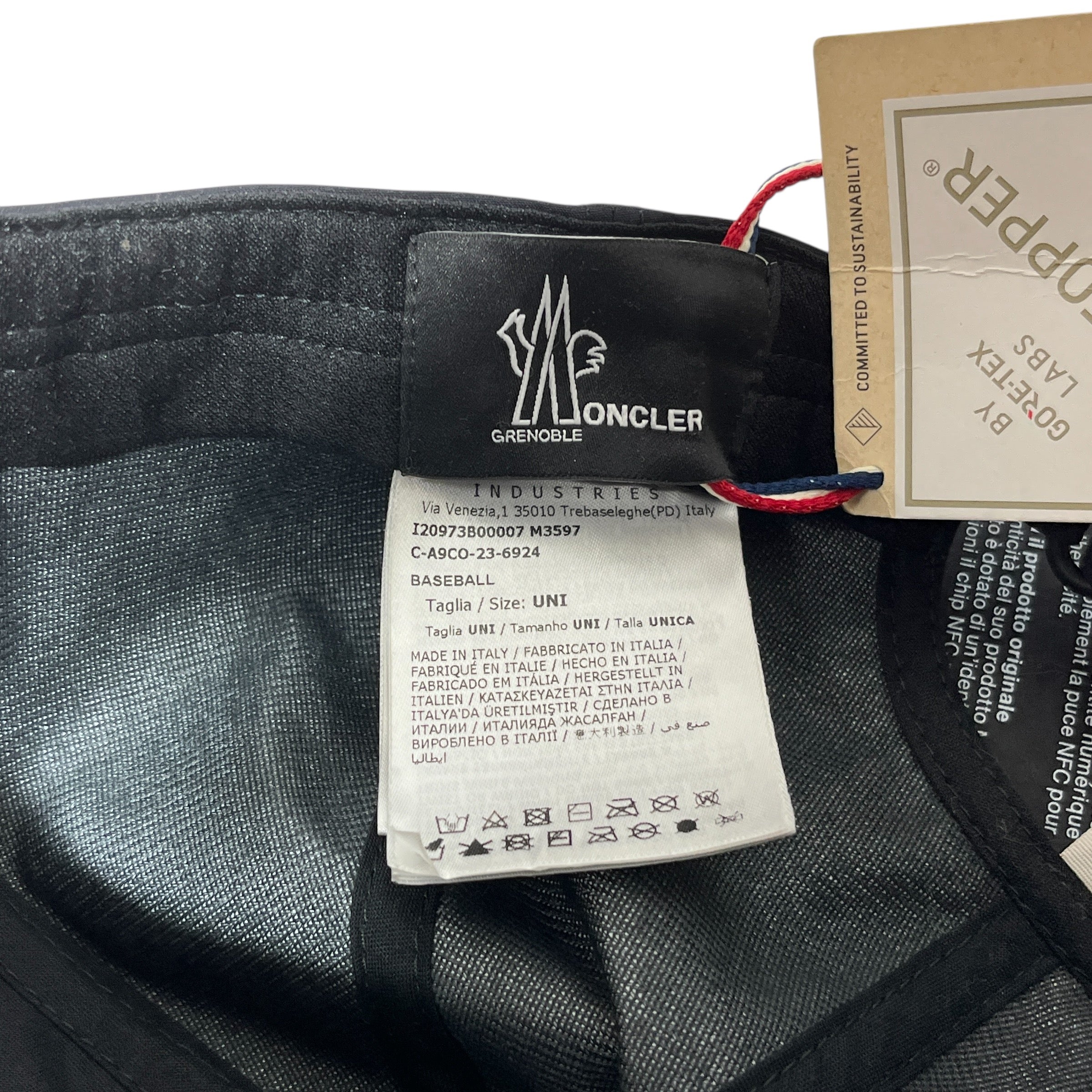 MONCLER/Cap/Graphic/Cotton/BLK/GRENOBLE EMBROIDERED view 4
