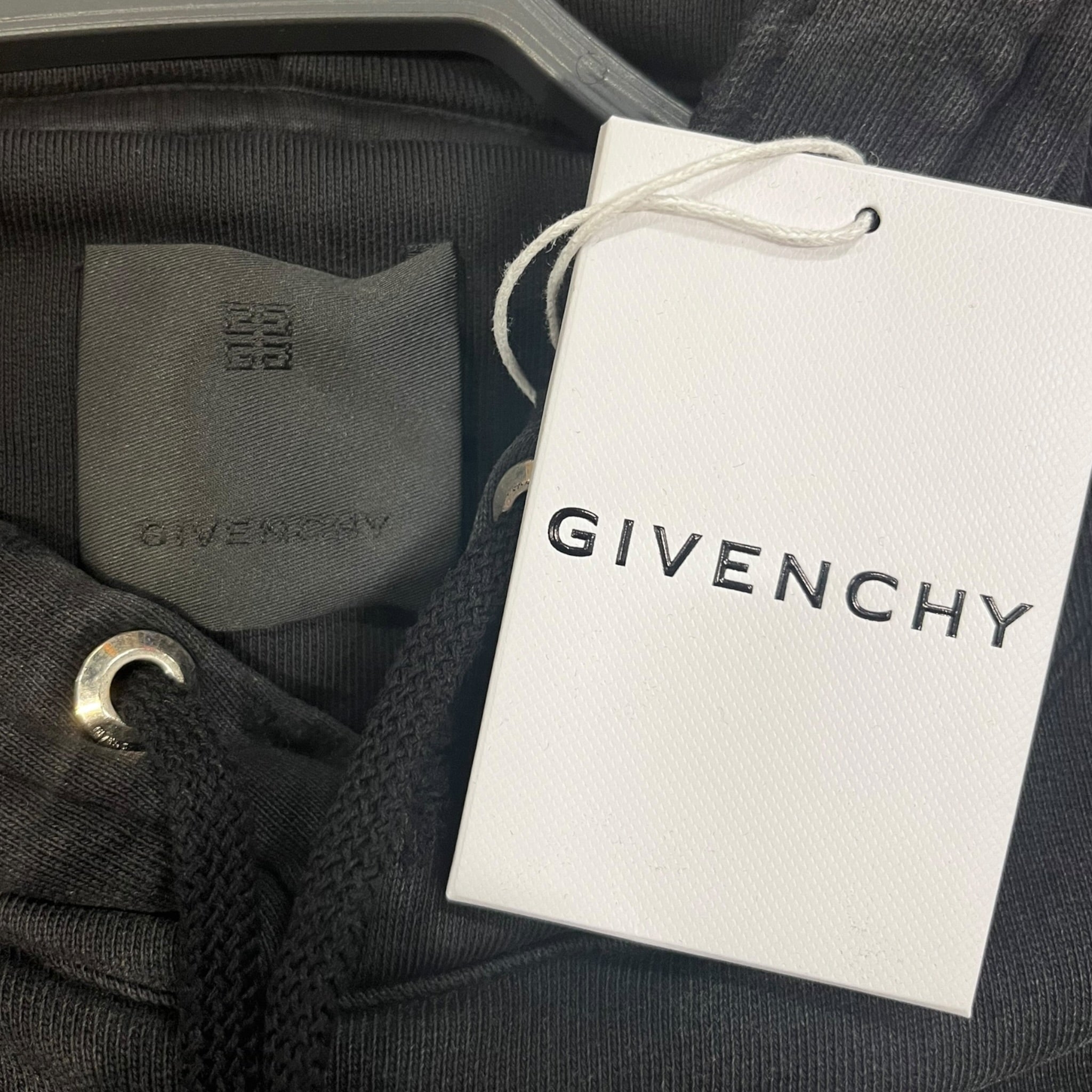 GIVENCHY/Hoodie/XS/Graphic/Cotton/BLK/Barbed Wire Graphic view 3