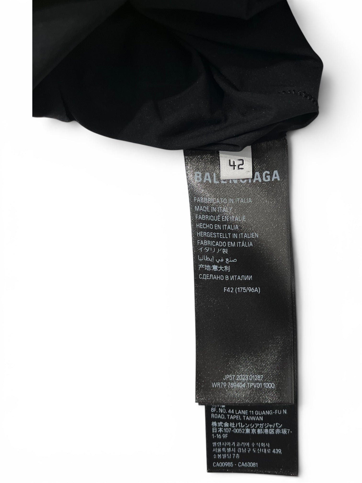 BALENCIAGA/Dress/42/Velour/BLK/FLUID VELVET JERSEY DRESS NWT view 4