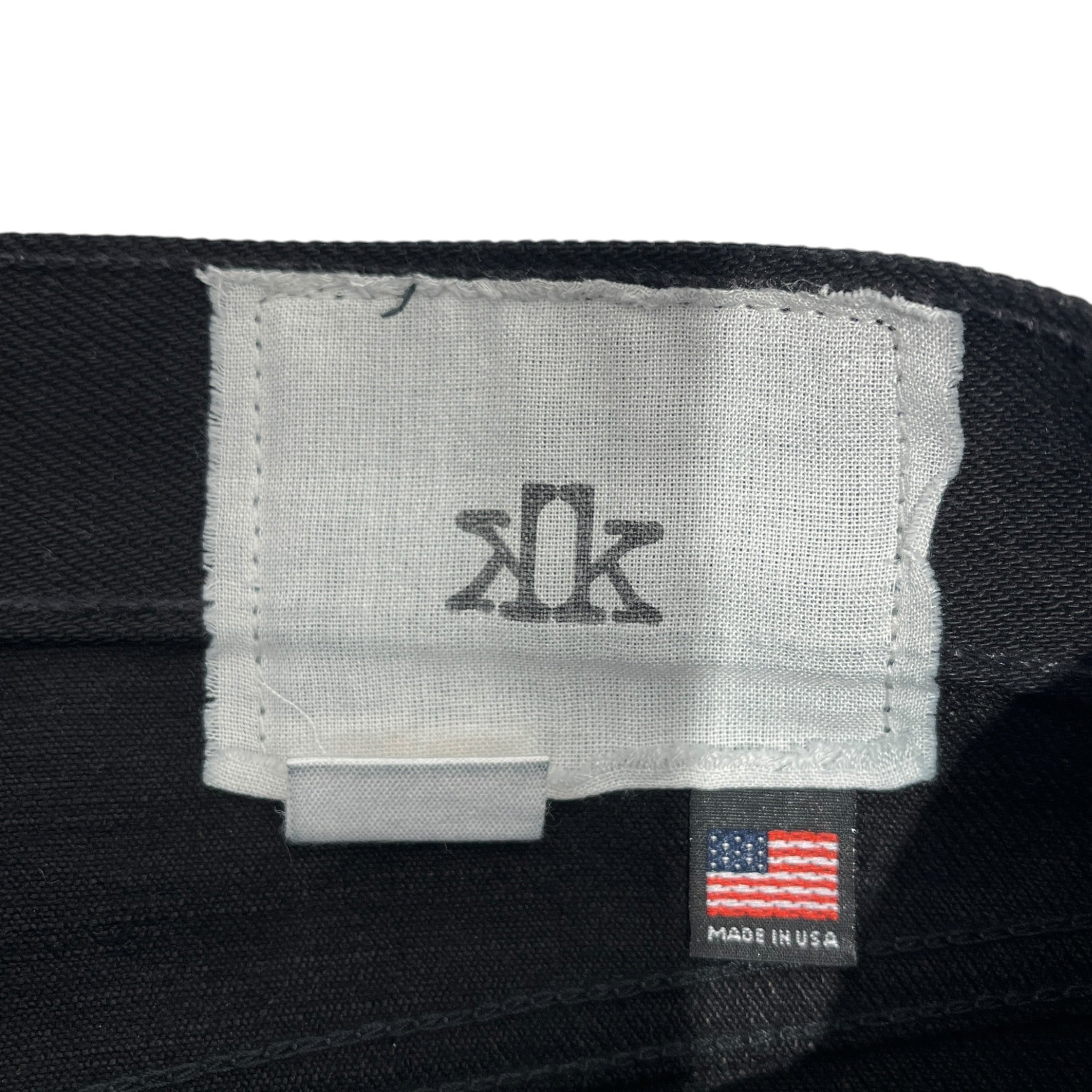 K-TWO STUDIOS/Pants/M/Denim/BLK/Button Fly/WIDE LEG/DISTRESSED view 3