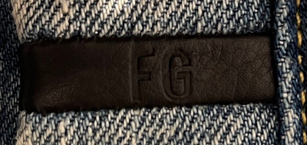 FEAR OF GOD/Pants/30/Denim/BLU/FG BLACK STRIP ON RISE view 4