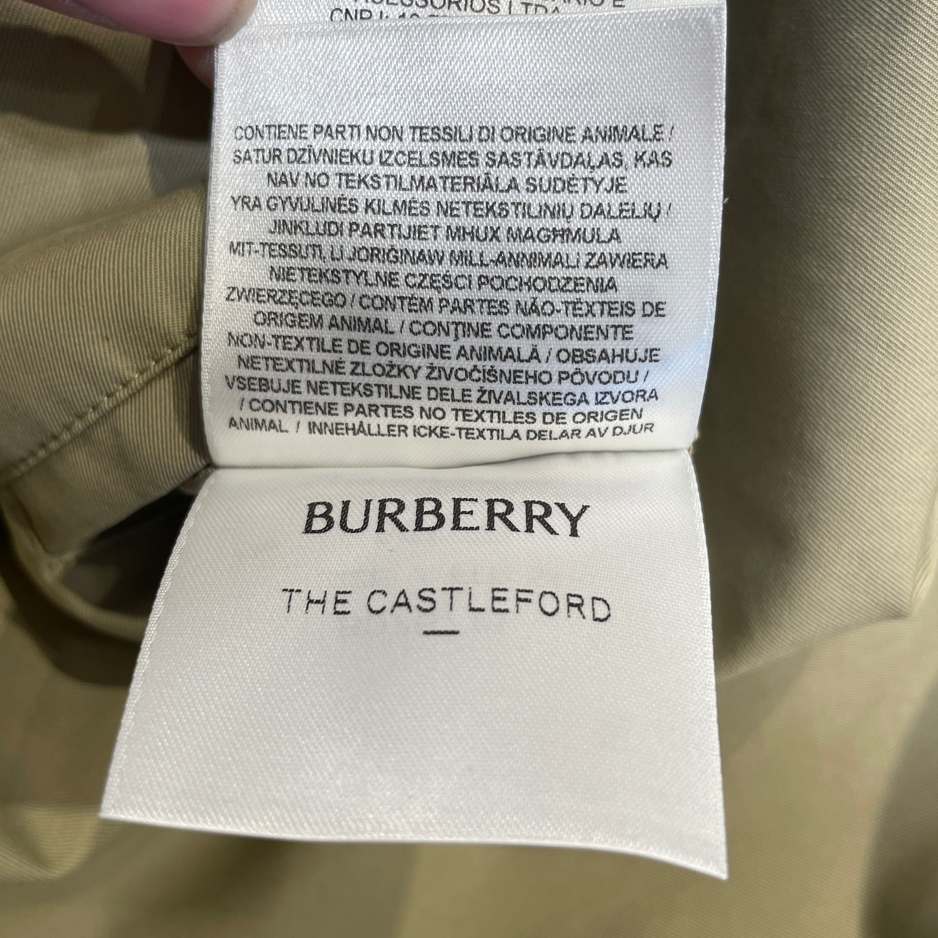 BURBERRY/Trench Coat/54/Cotton/BEG/Castleford Trench view 8