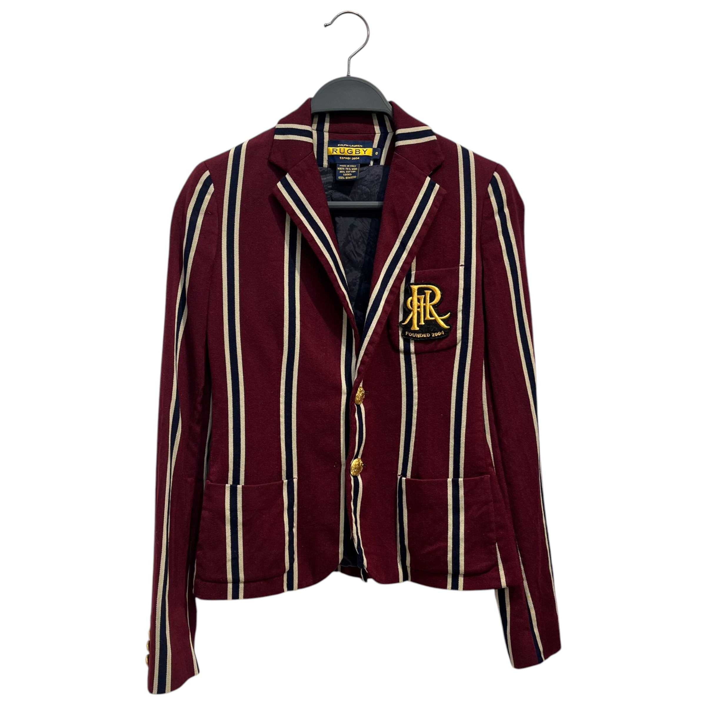 RUGBY RALPHLAUREN/Blouson/0/Stripe/Wool/BRD/blu wh stripe est 2004 view 1