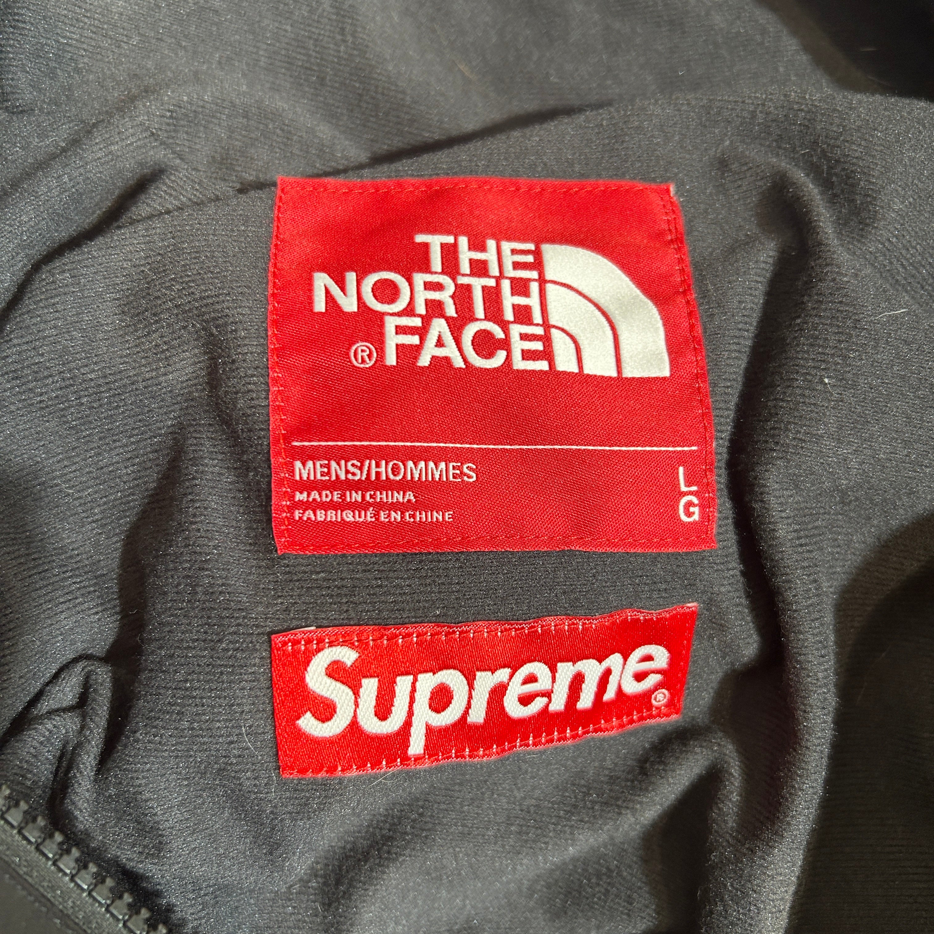 Supreme/THE NORTH FACE/Windbreaker/L/Nylon/BLK/steep tech hooded sweatshirt view 3