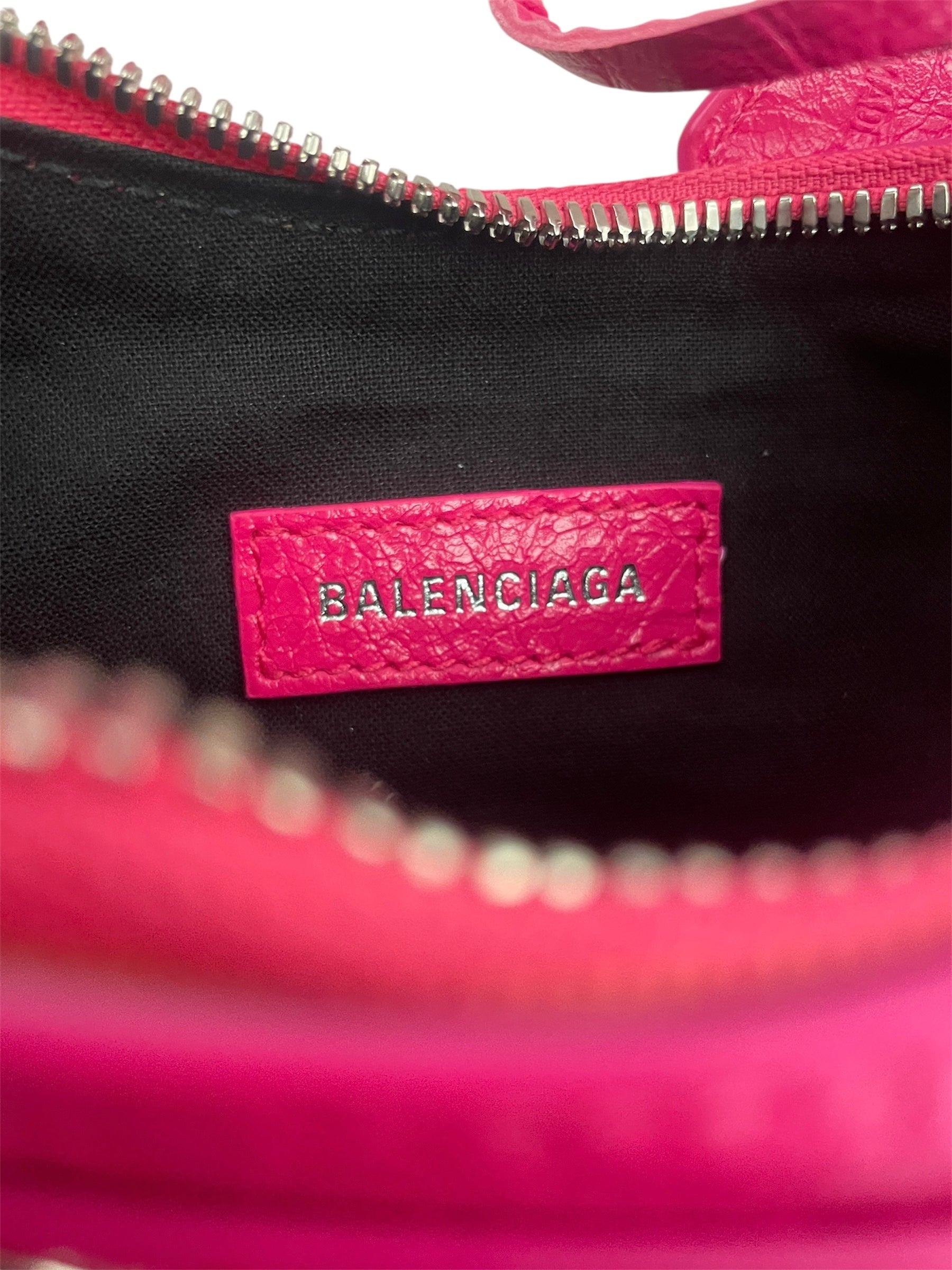 BALENCIAGA/Cross Body Bag/Lambskin/PNK/CITY BAG view 3