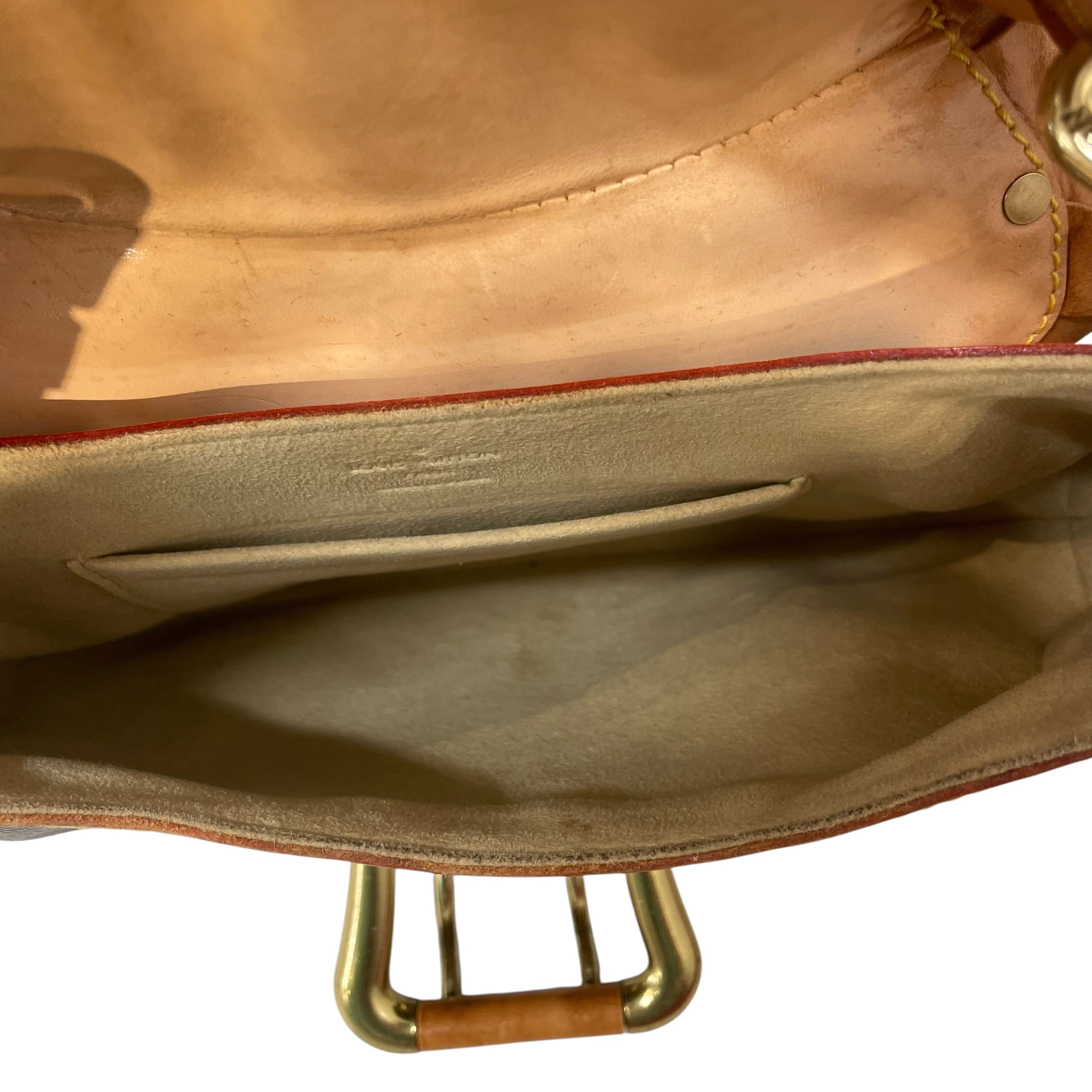 LOUIS VUITTON/Hand Bag/Monogram/Leather/BRW/leonor ruffle view 4