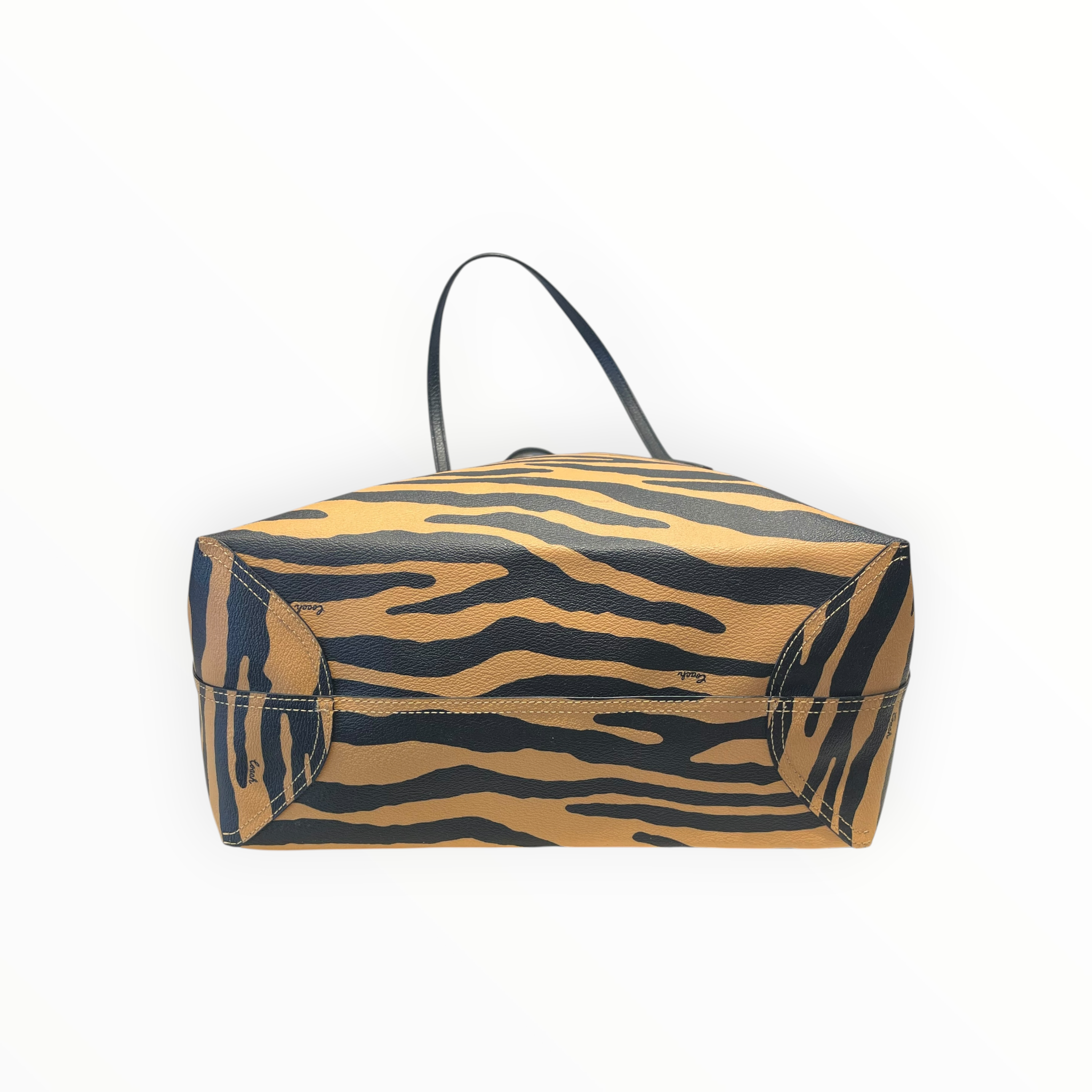 COACH/Tote Bag/Animal Pattern/Leather/MLT/Women's City Bag/Zebra view 3