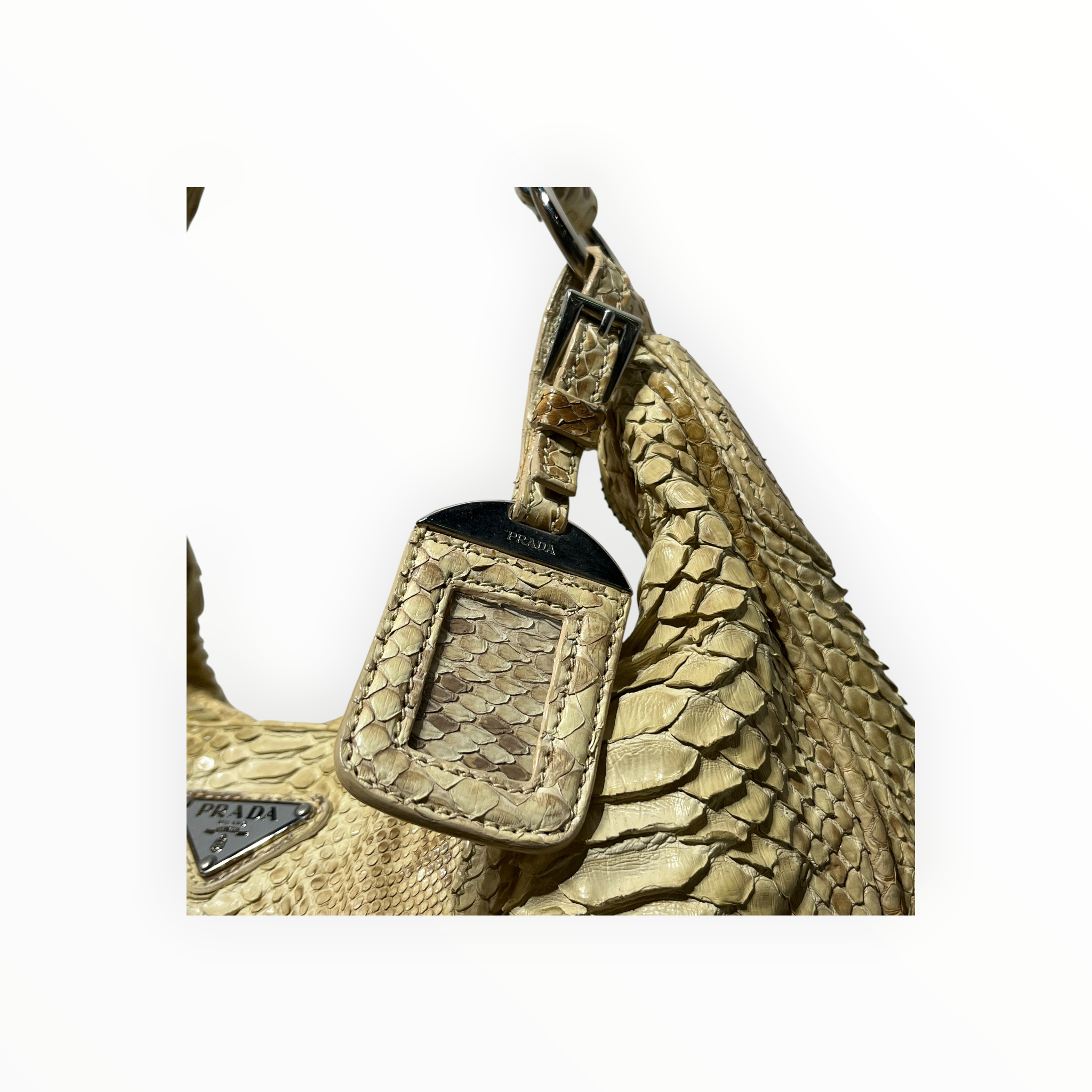 PRADA/Hand Bag/Animal Pattern/BEG/PYTHON VINTAGE view 5