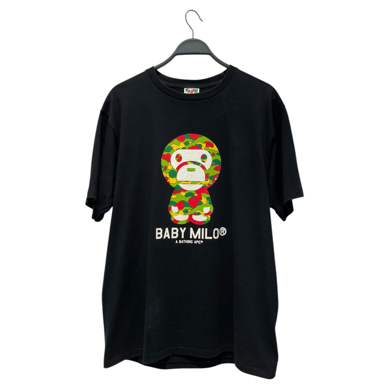 A BATHING APE/T-Shirt/XL/Cotton/BLK/