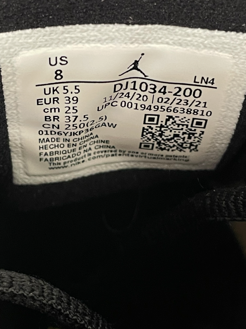 NIKE/Low-Sneakers/US 8/Cotton/GRY/ALEALI MAYxJORDAN 14 view 6