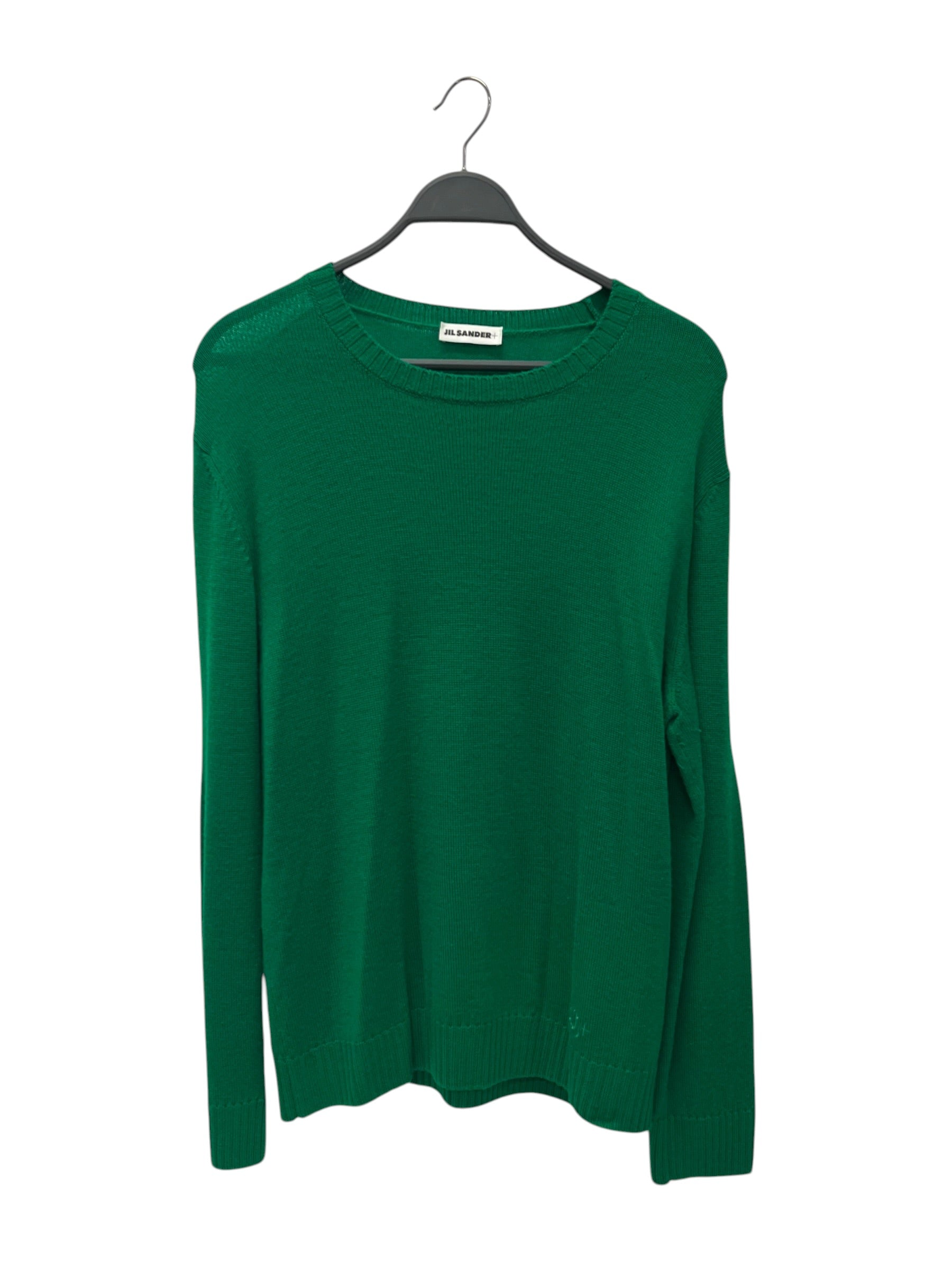 JIL SANDER/Tops/M/Cotton/GRN/JIL SANDER GREEN CREWNECK view 1
