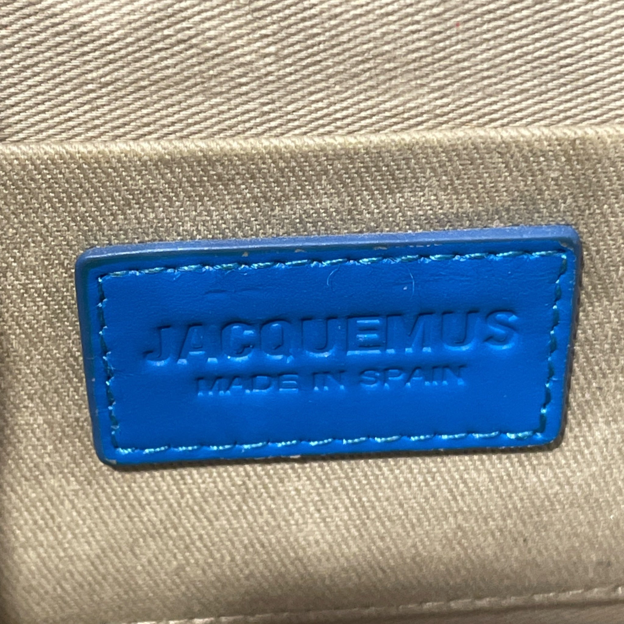 JACQUEMUS/Cross Body Bag/Leather/BLU/LE CHIQUITO view 5