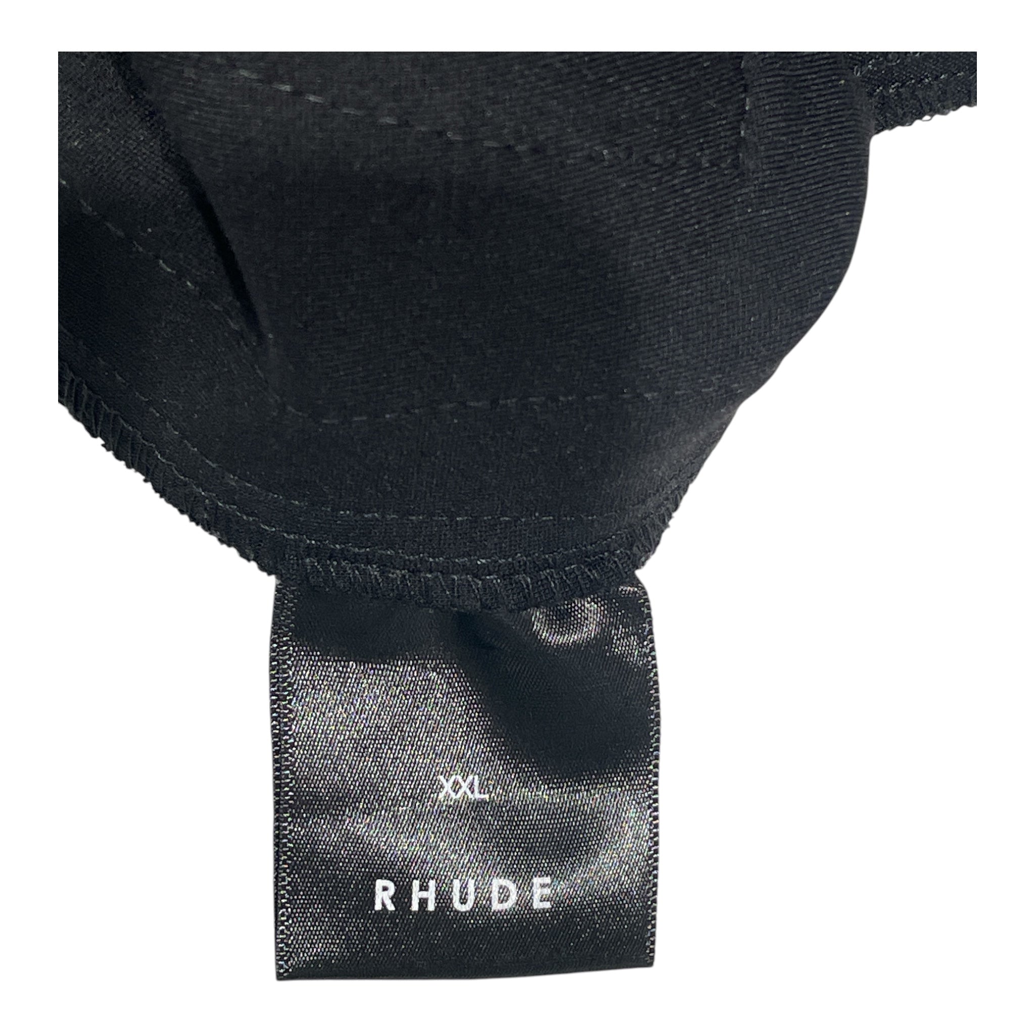 RHUDE/Straight Pants/XXL/Rayon/BLK/Silver Stripe Trackpants view 5