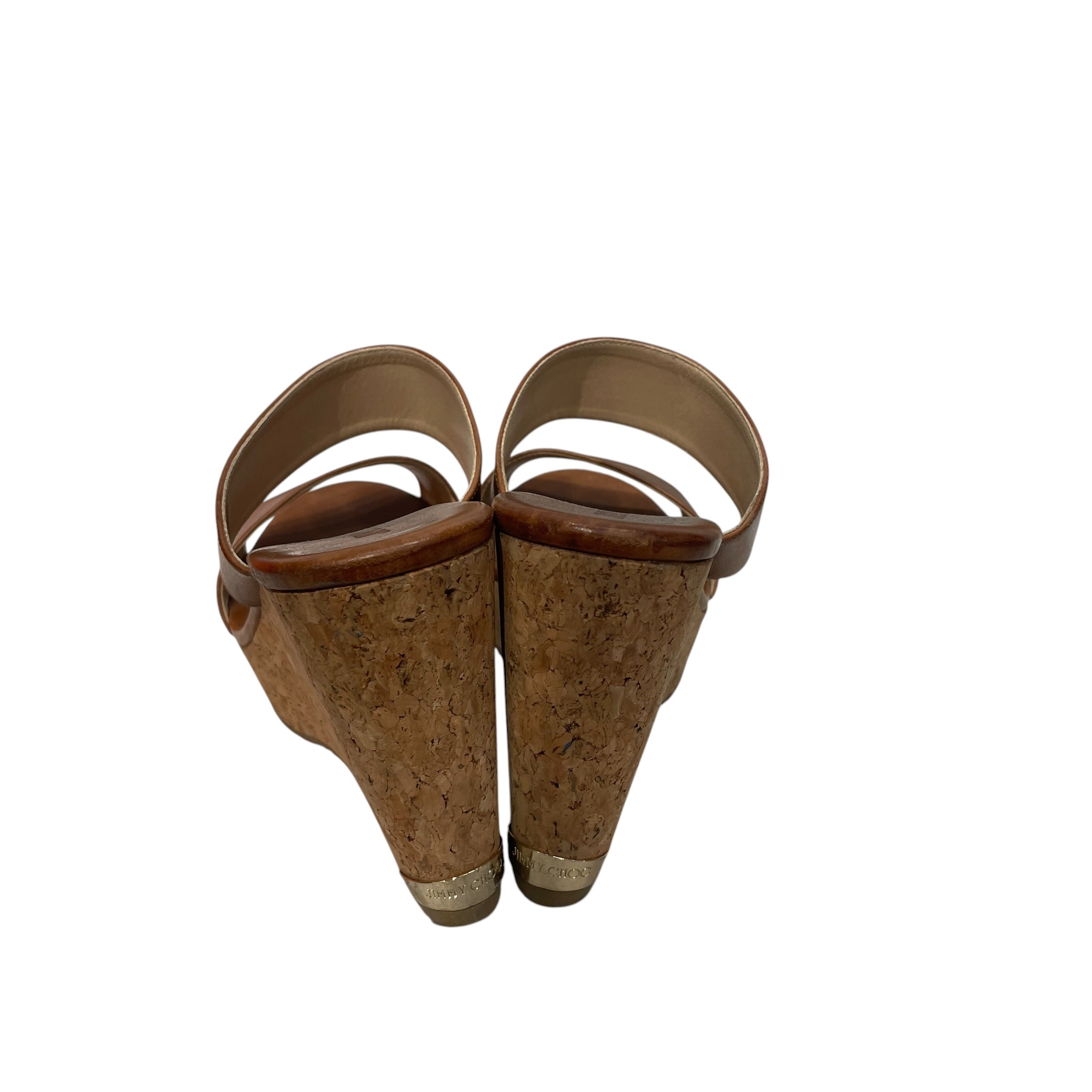 JIMMY CHOO/Heels/EU 42/Leather/CML/CORK WEDGES view 3