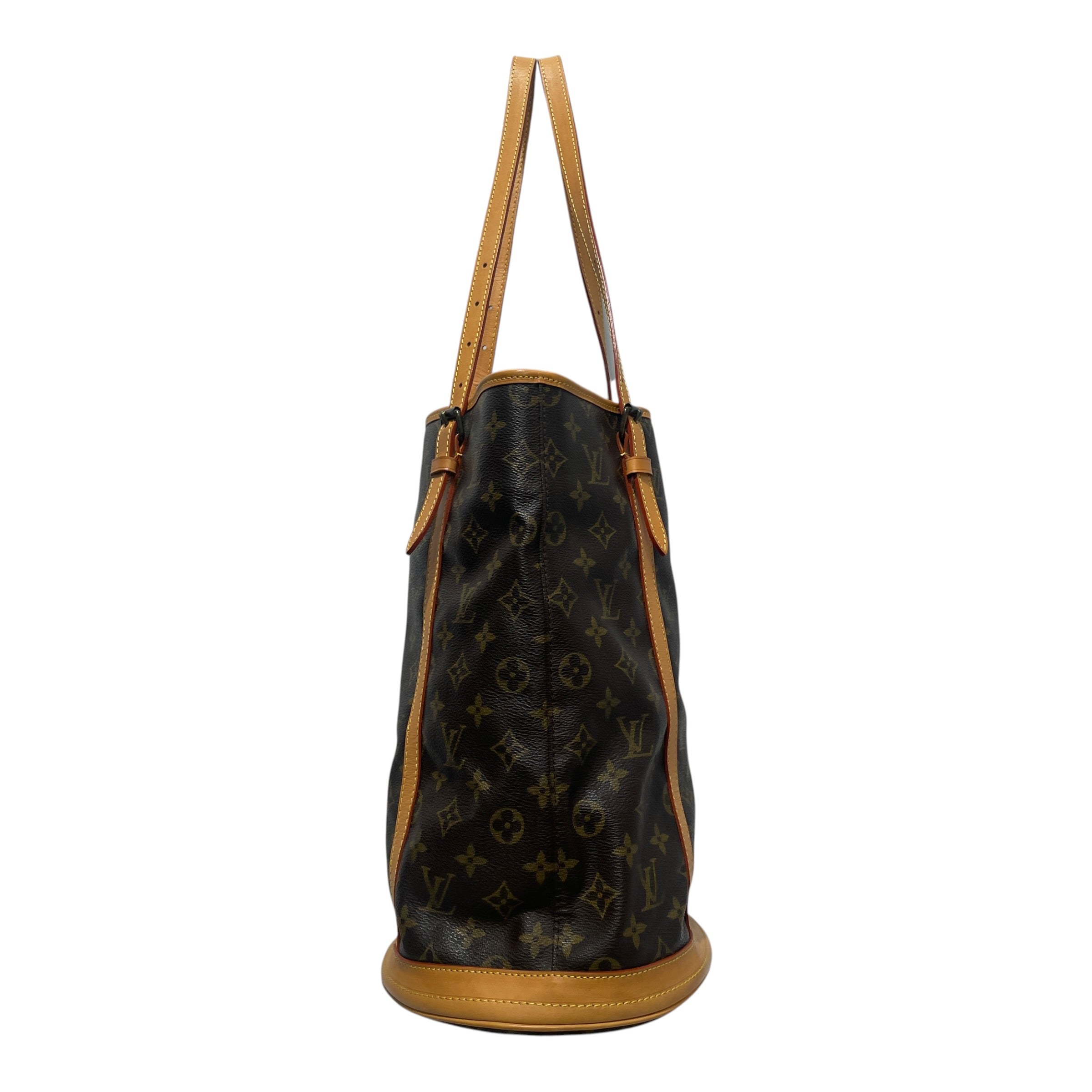 LOUIS VUITTON/Tote Bag/Monogram/Leather/BRW/Bucket Monogram Tote view 4