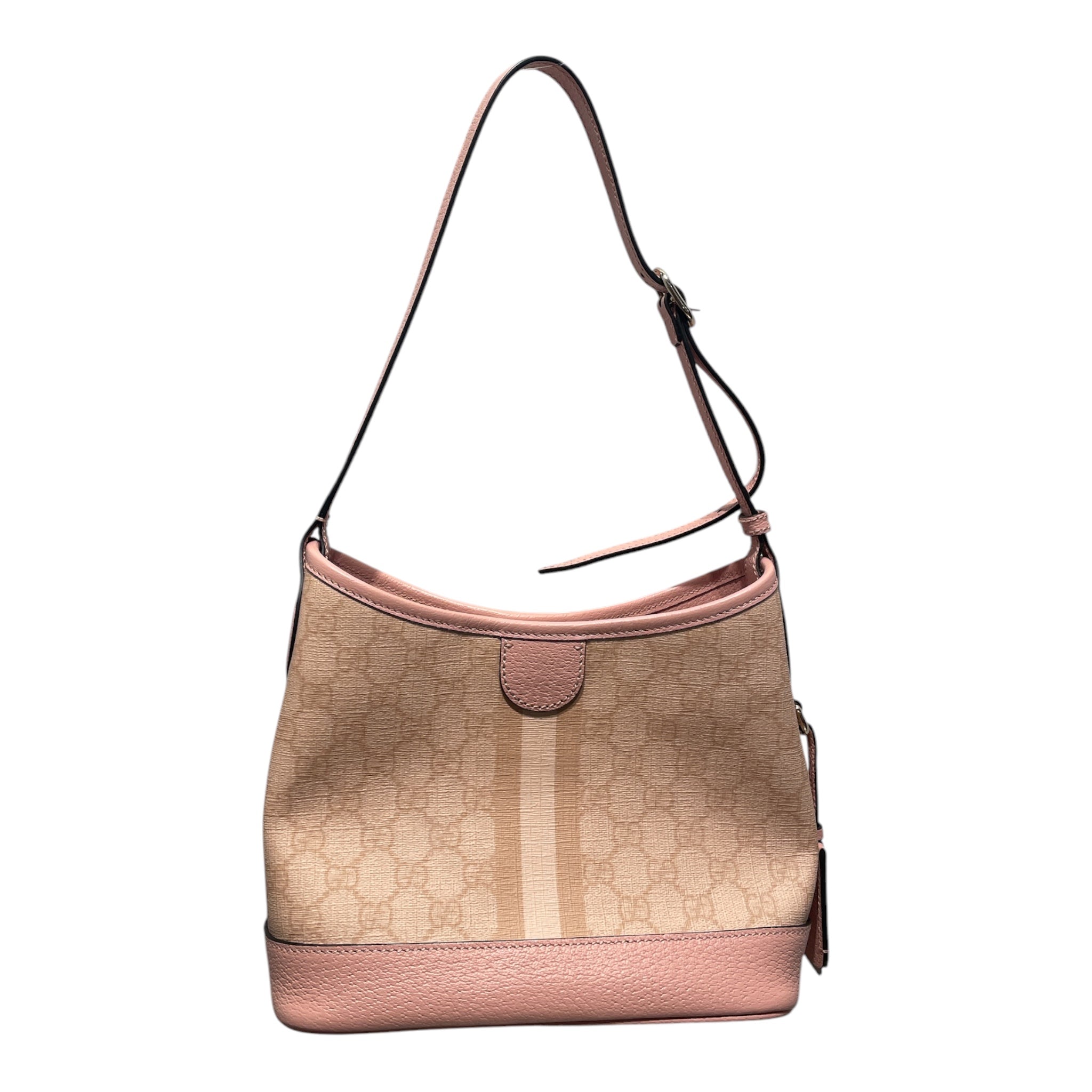 GUCCI/Tote Bag/Monogram/Leather/PNK/Ophidia Pink Tote Bag view 2