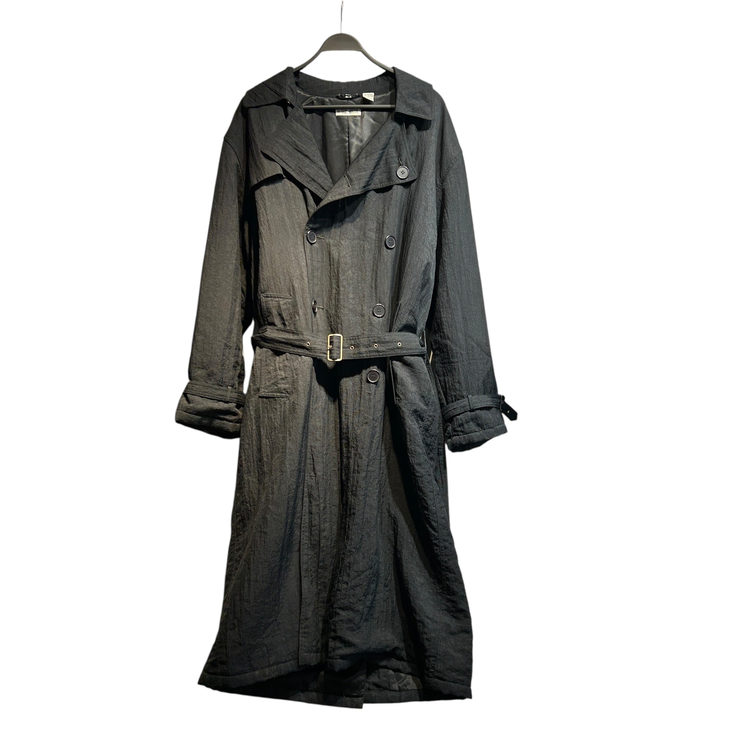 GIORGIO ARMANI/Trench Coat/40/Polyester/BLK/ view 1