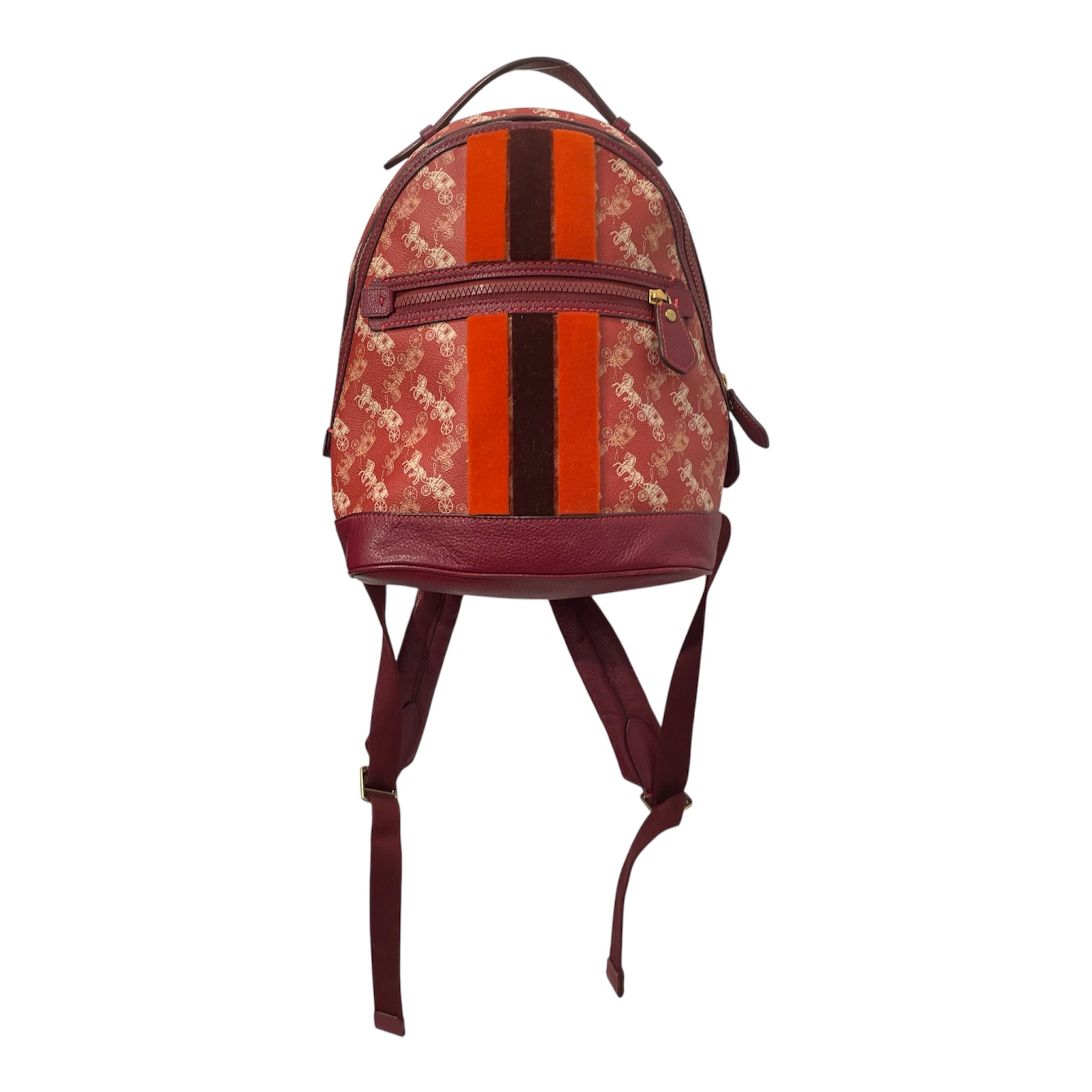 COACH/Backpack/All Over Print/Leather/RED/ view 1