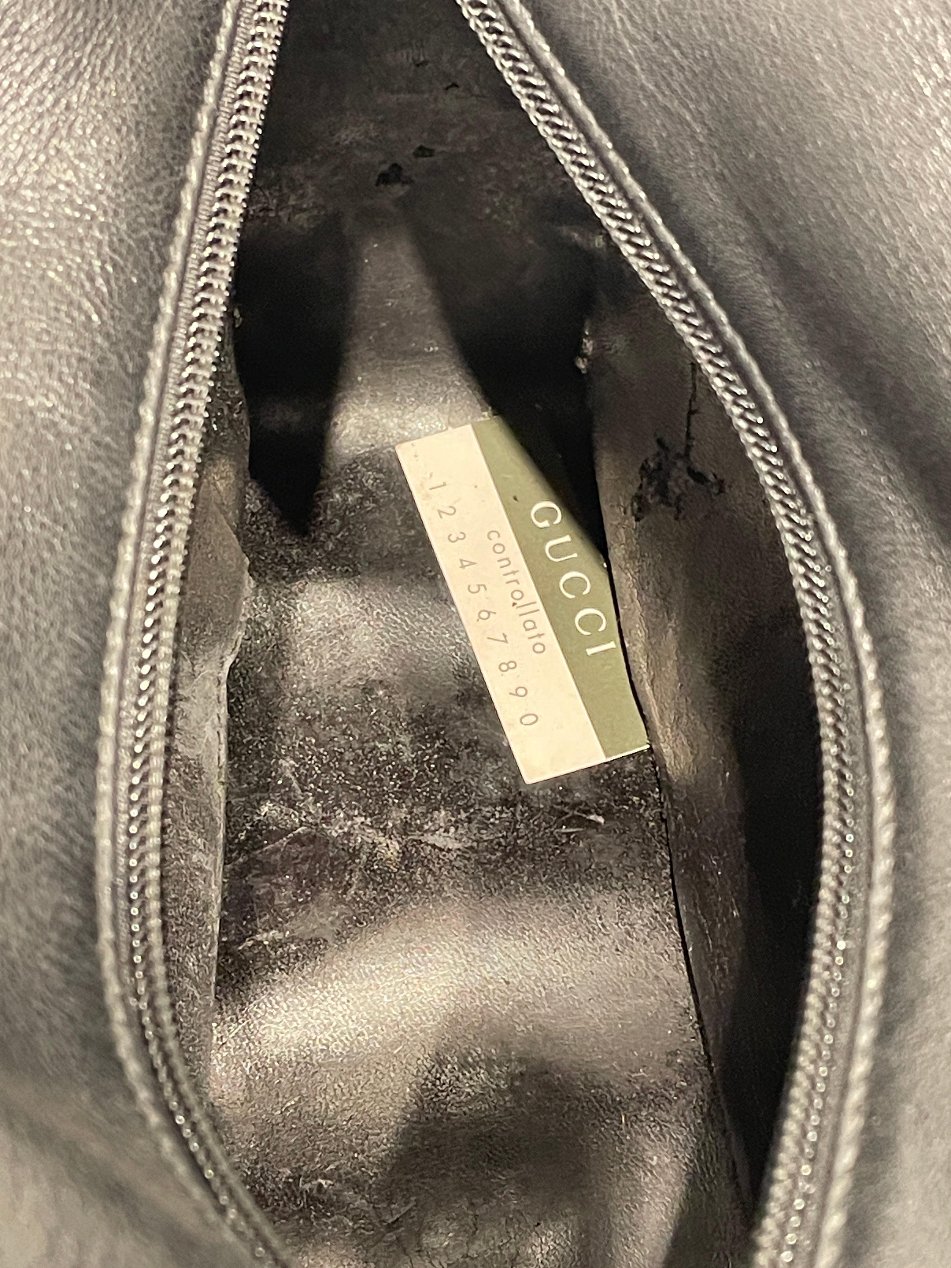 GUCCI/Hand Bag/Leather/BLK/BAMBOO HANDLE view 4