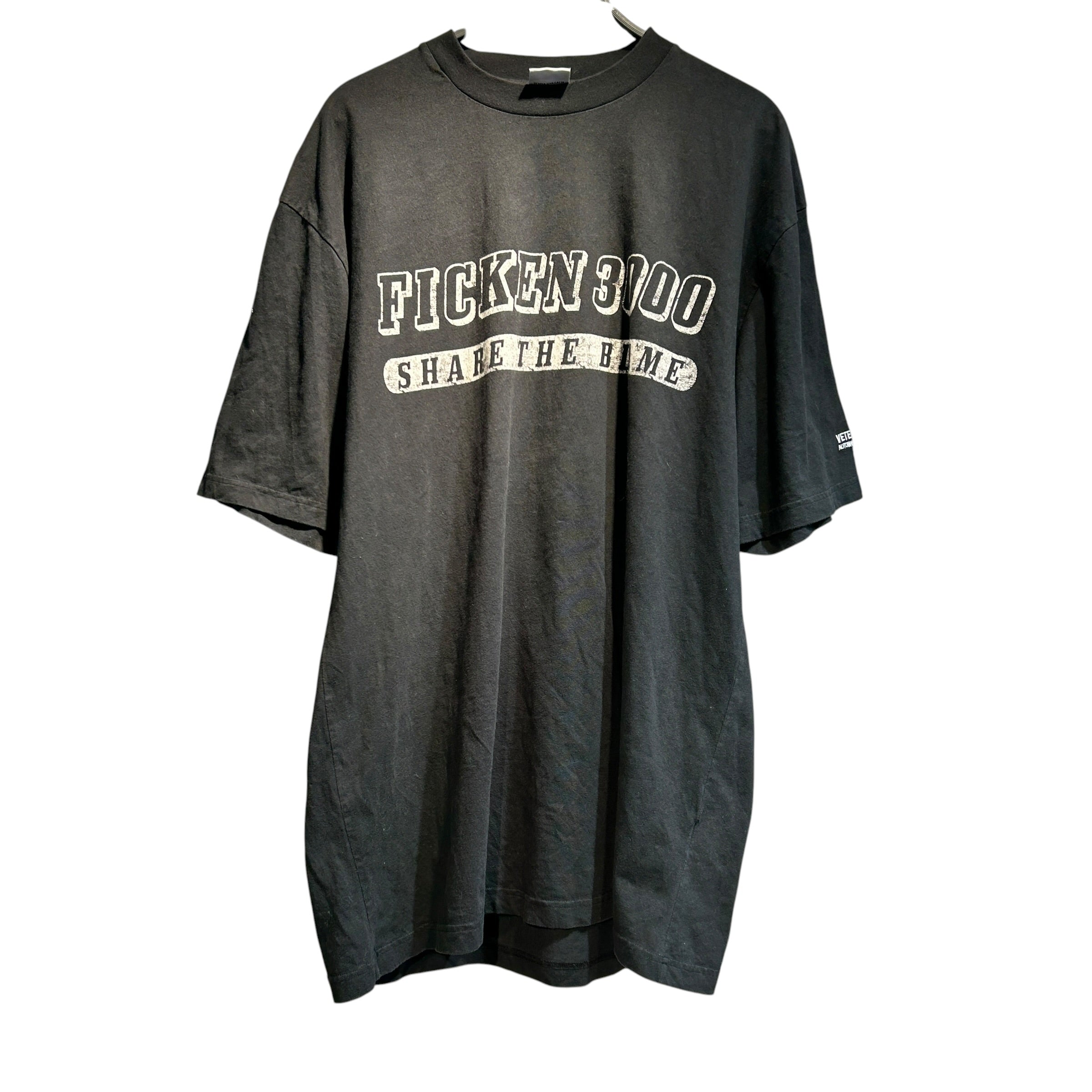 VETEMENTS/Pants/L/Cotton/BEG/fickin 3000 tee