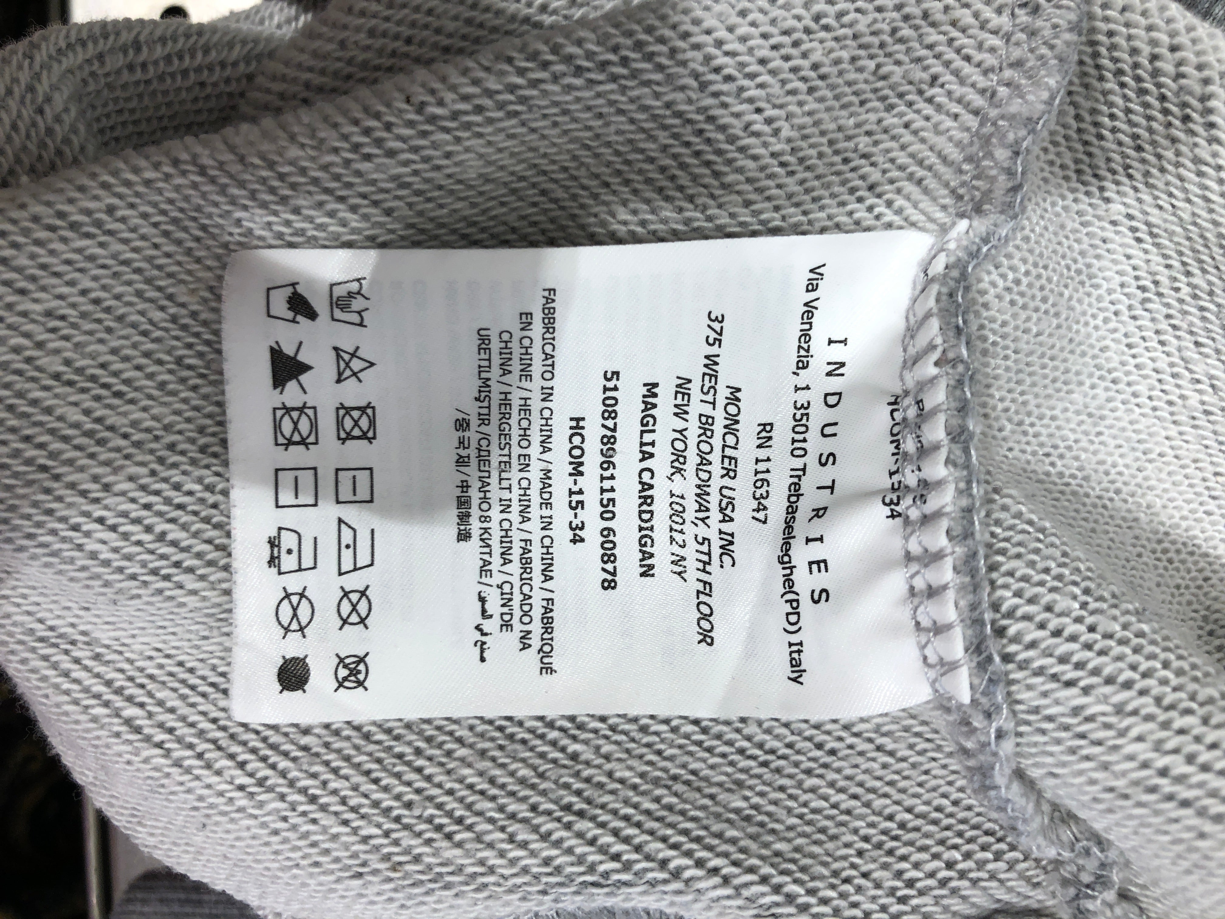 MONCLER/Sweater/L/Cotton/GRY/ view 4