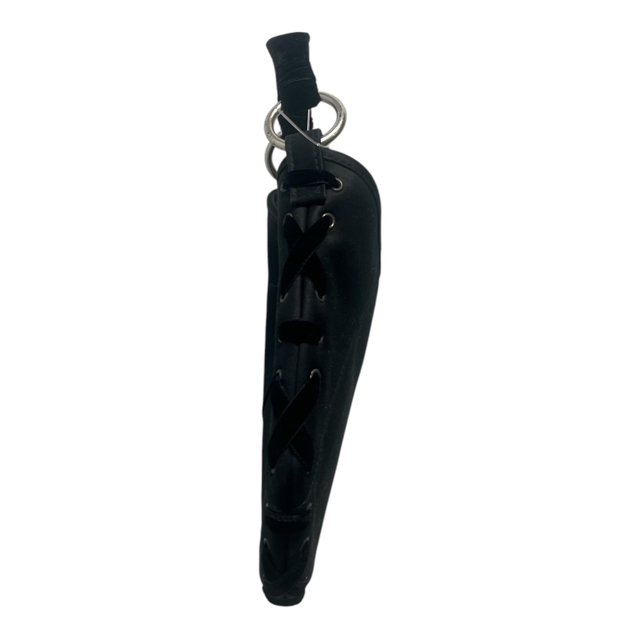 YVES SAINT LAURENT/Bag/BLK/braided sides view 2