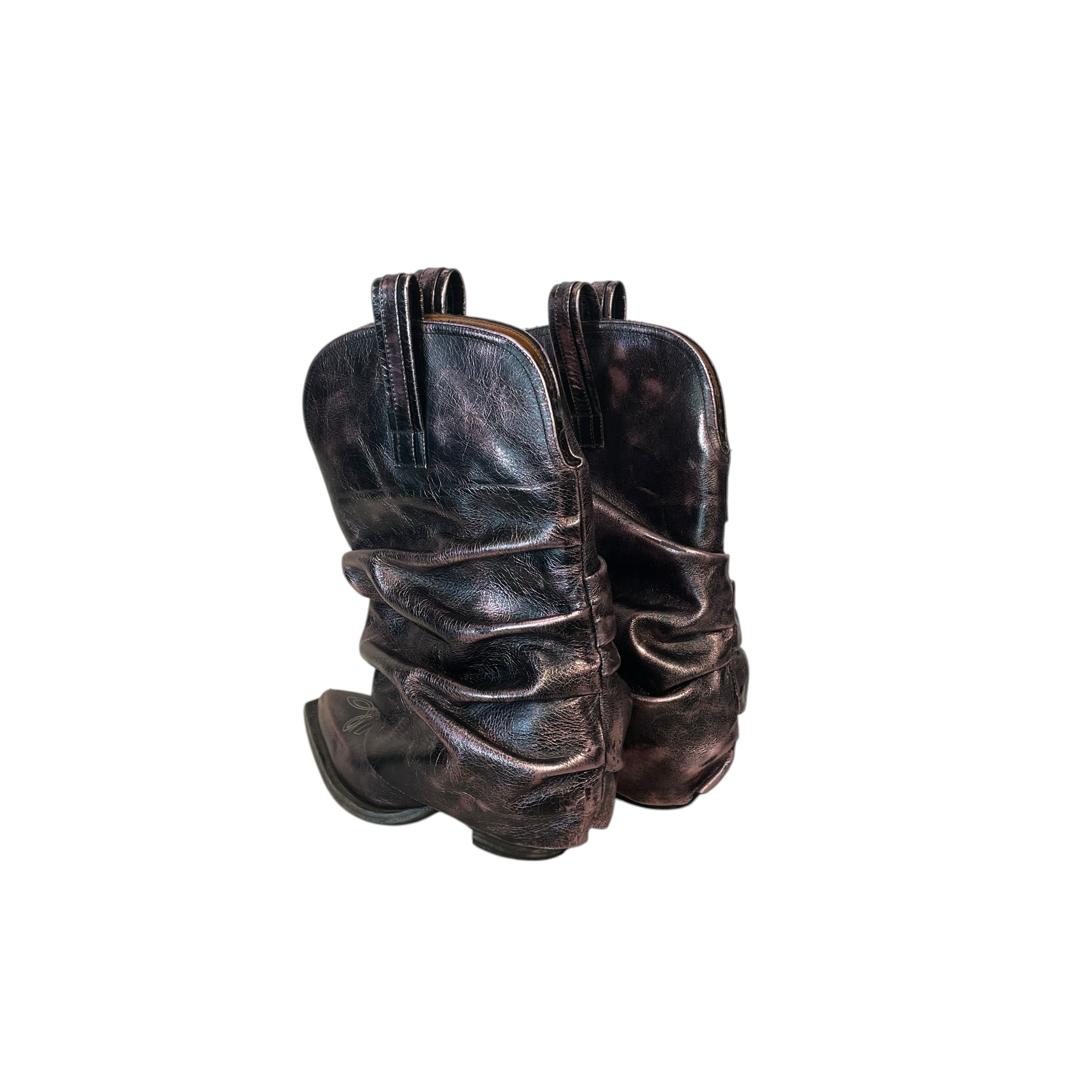 R13/Boots/EU 38/Leather/PPL/LOW RIDER COWBOY BOOTS view 3