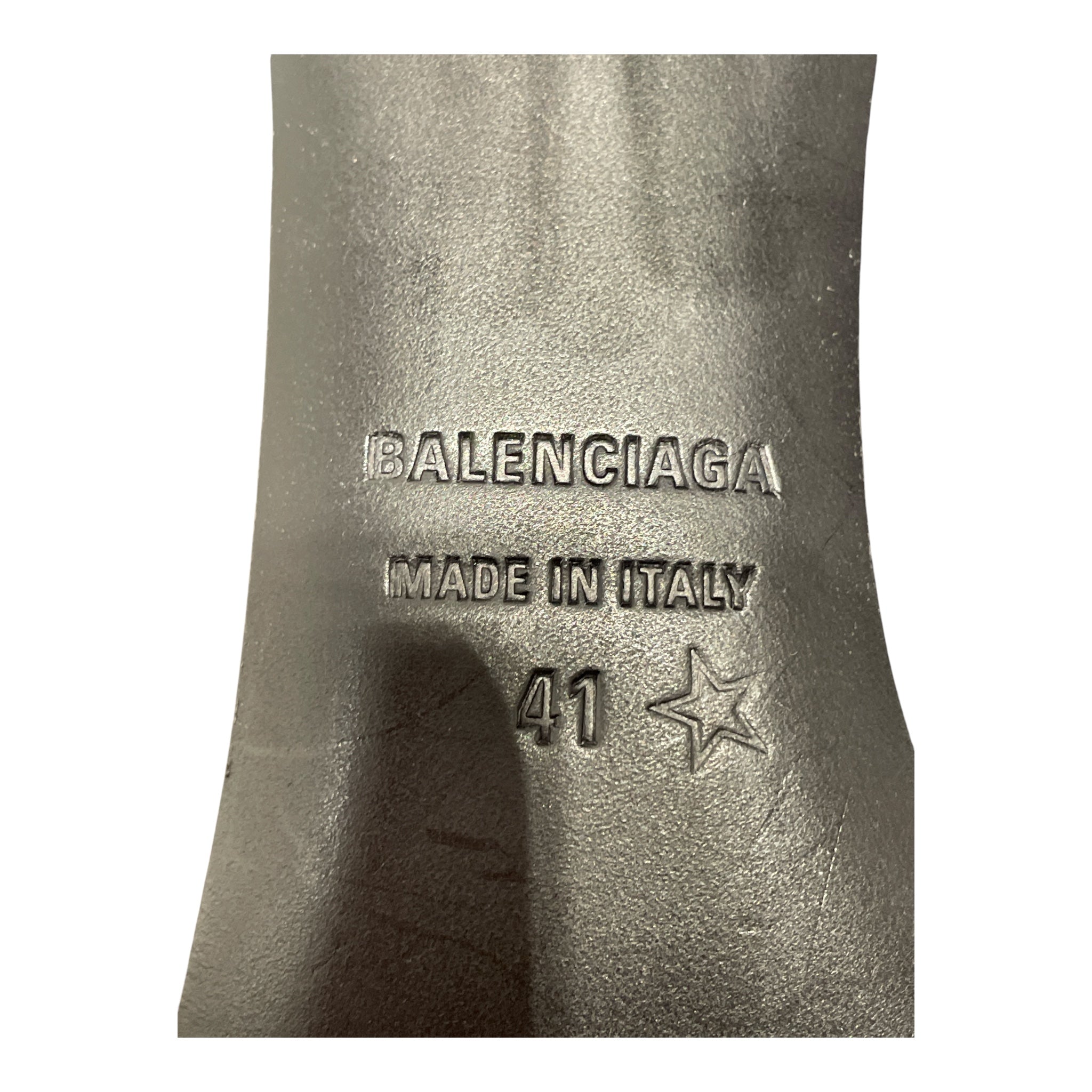 BALENCIAGA/Long Boots/EU 41/Glitter/Cotton/BLK/ view 3