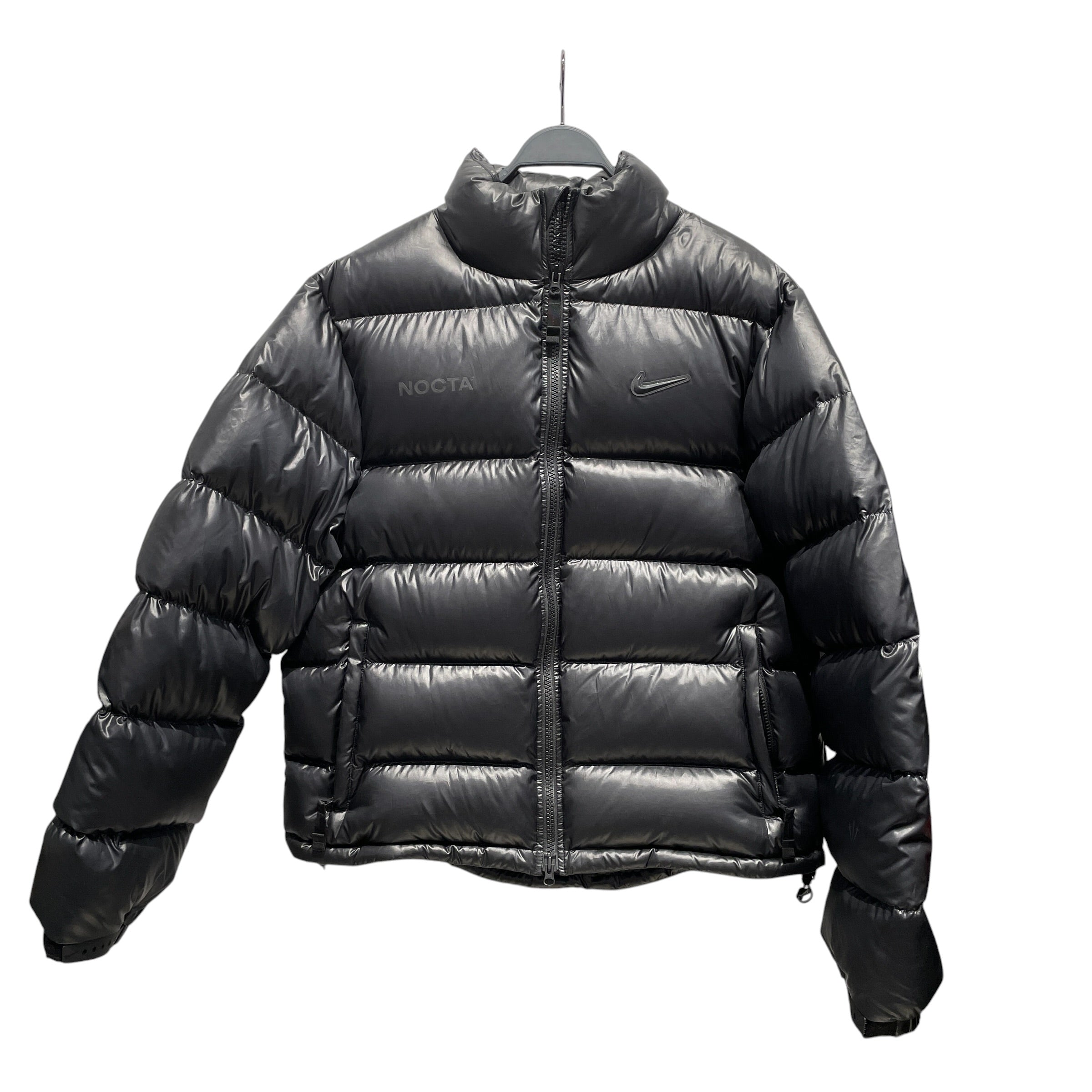 NIKE/NOCTA/Puffer Jkt/L/Nylon/BLK/Sunset Black Puffer Jacket