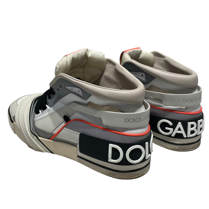 DOLCE&GABBANA/Hi-Sneakers/EU 42.5/Leather/WHT/multicolor