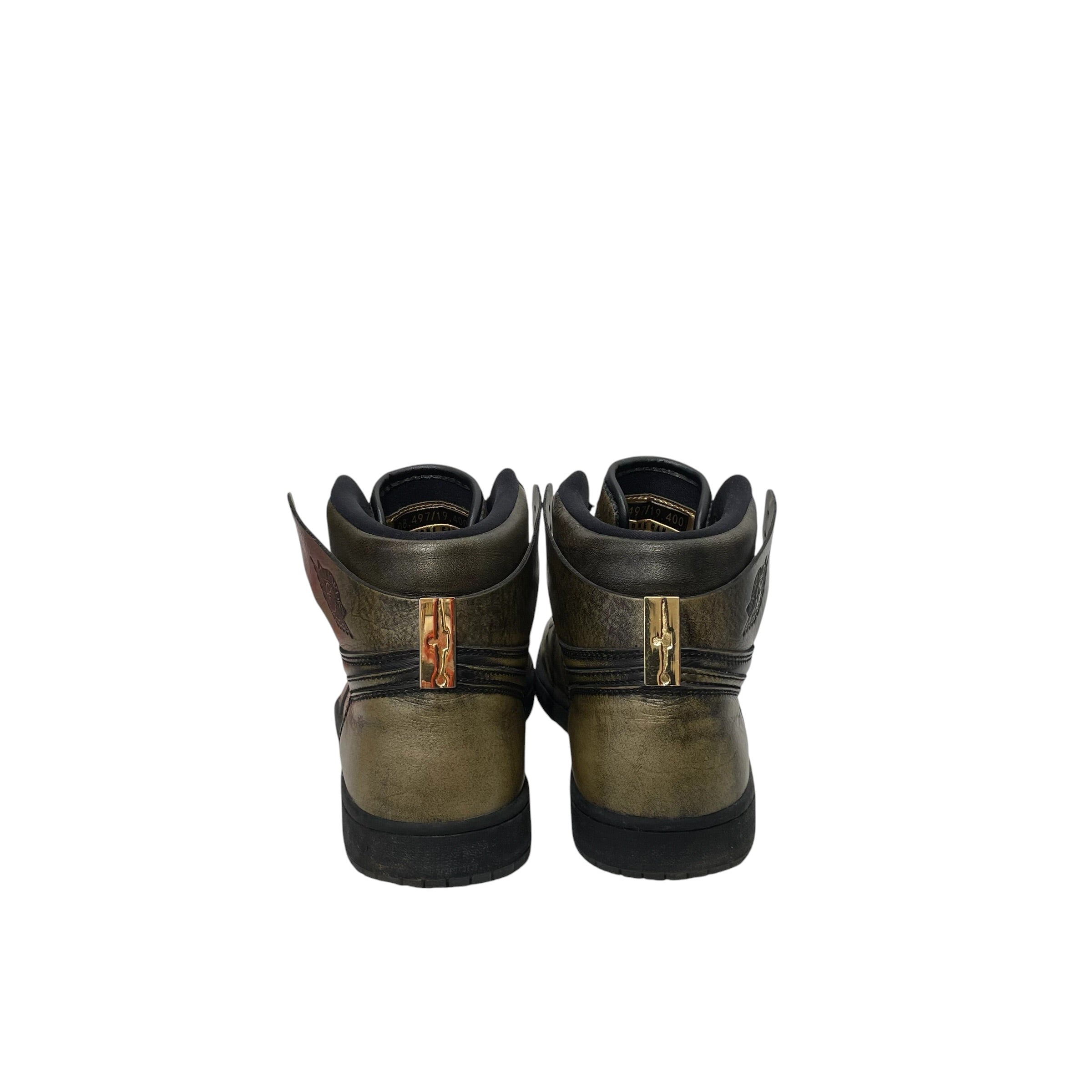 NIKE/Hi-Sneakers/US 10.5/GLD/jordan 1 wings view 4