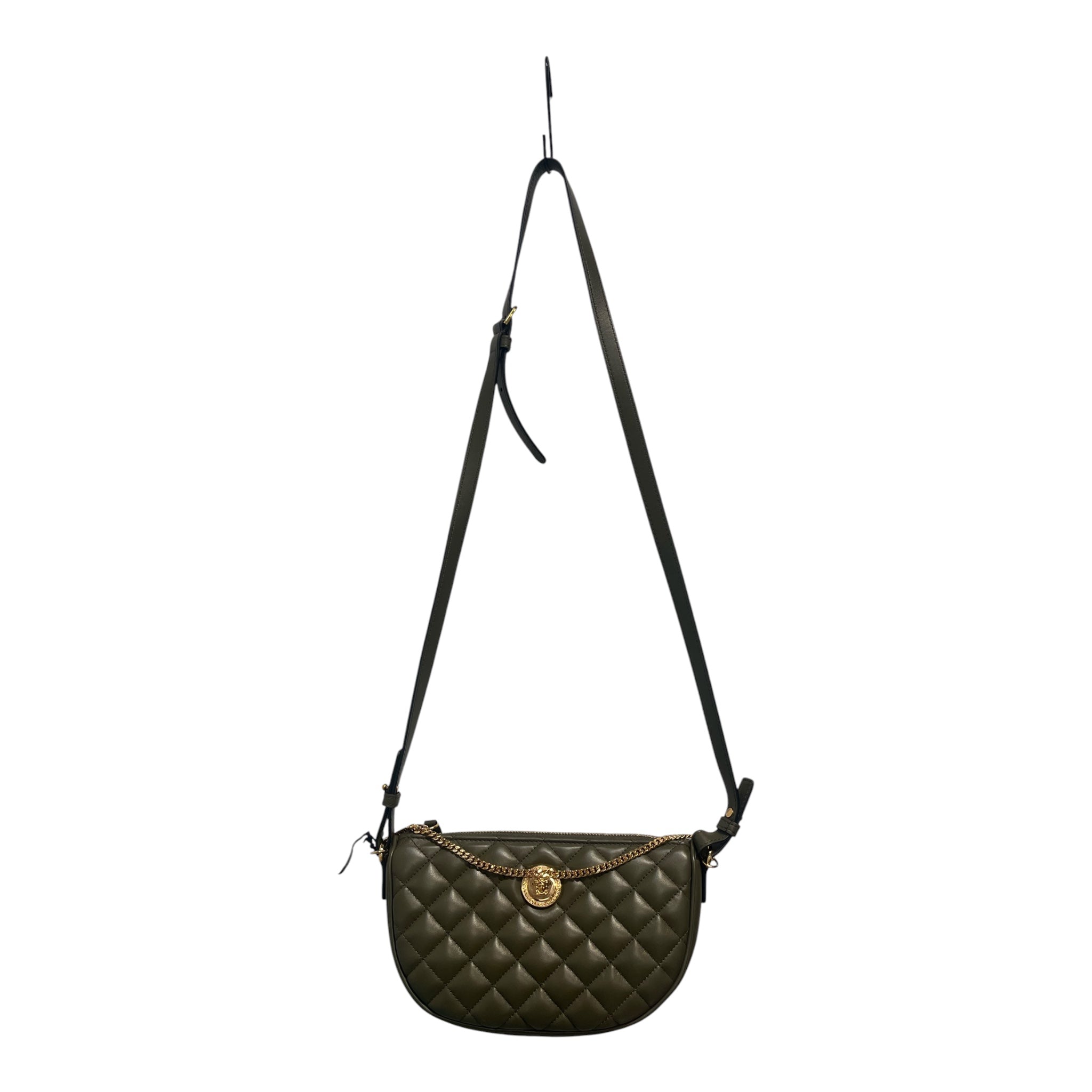 VERSACE/Cross Body Bag/Leather/GRN/QUILTED view 1