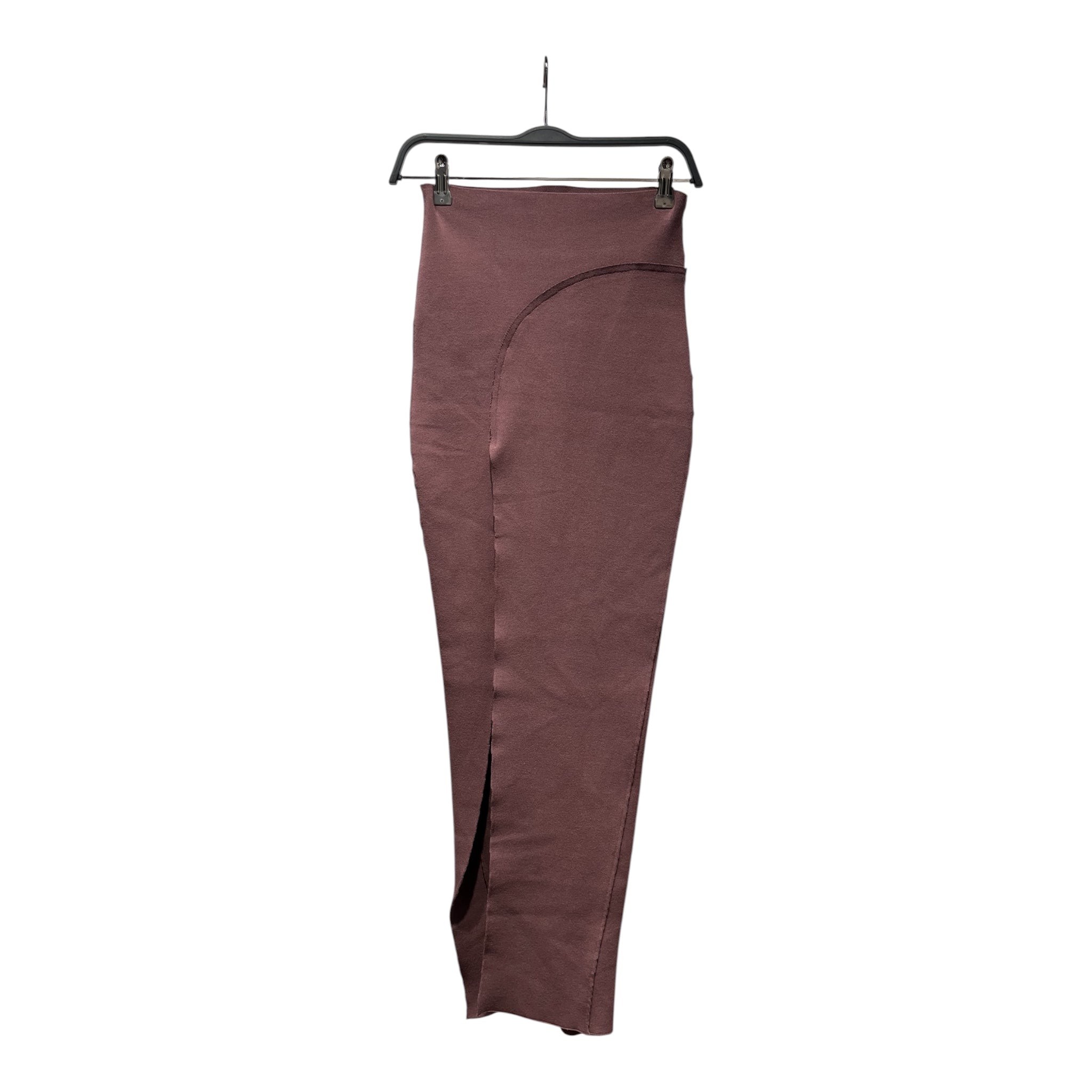 Rick Owens/Long Skirt/S/PNK/PILLAR RIBBED-KNIT SKIRT view 1