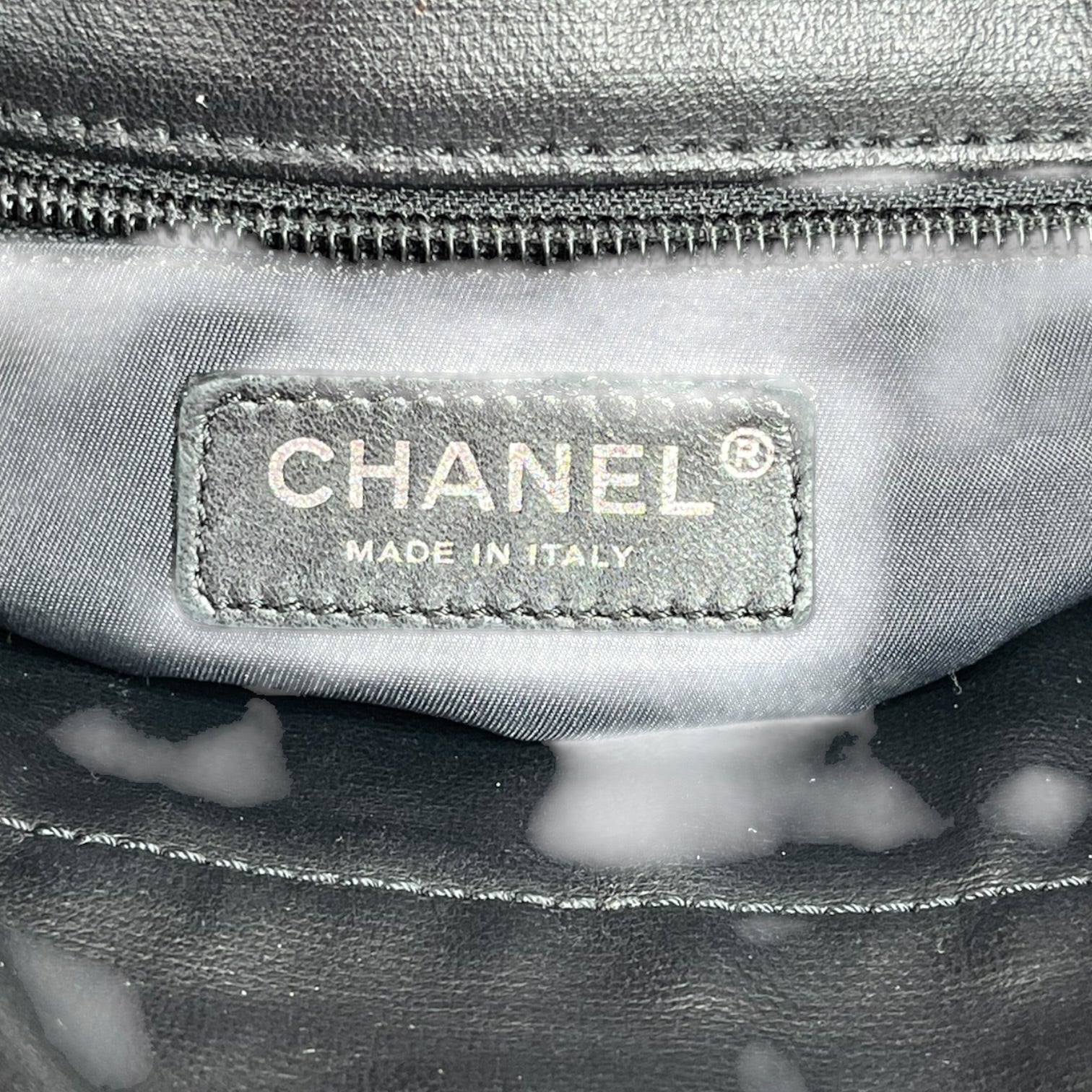 CHANEL/Hand Bag/Leather/BLK/SMALL PARIS-BIARRITZ view 7