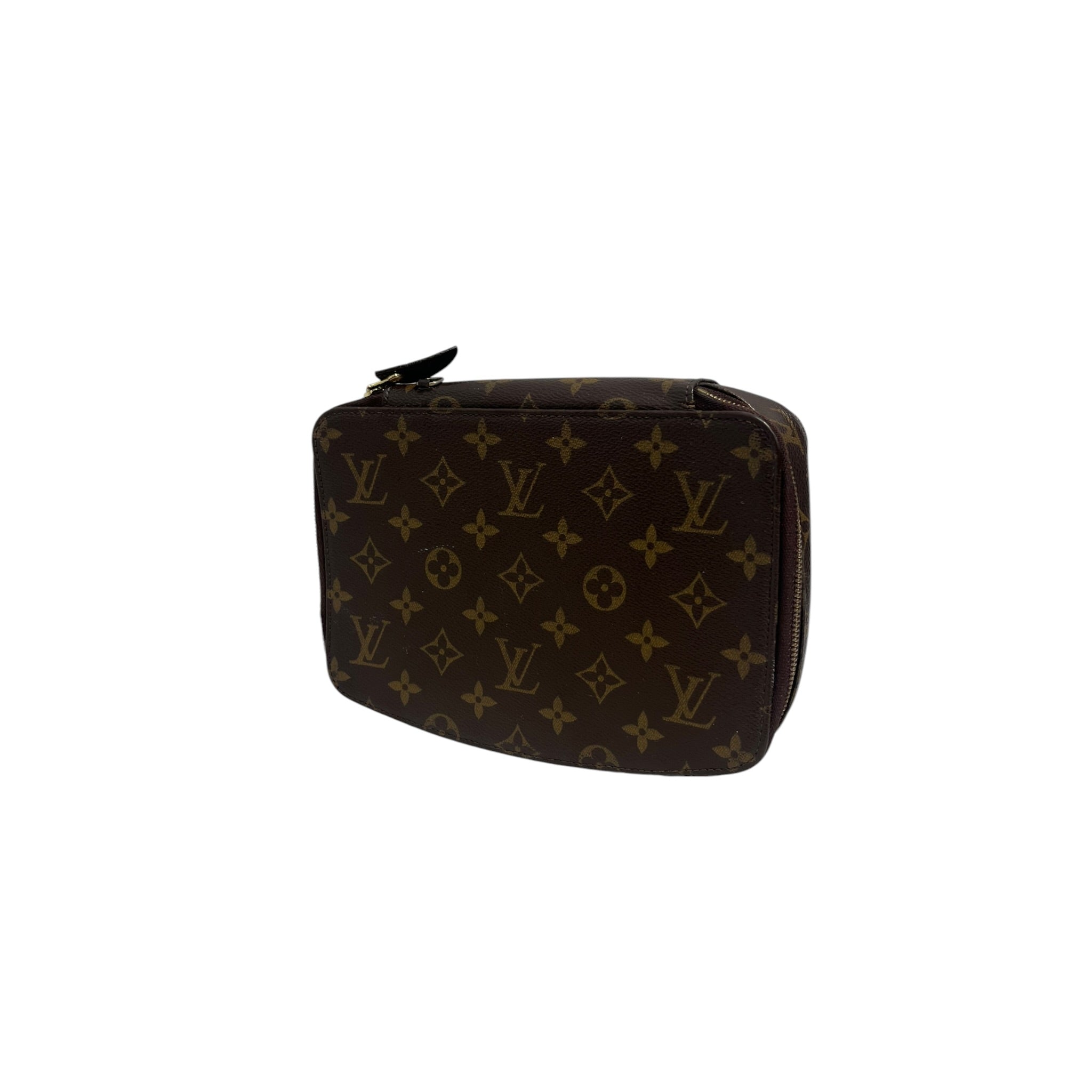 LOUIS VUITTON/Bag/Monogram/Leather/BRW/JEWELRY BAG MI0064 view 1