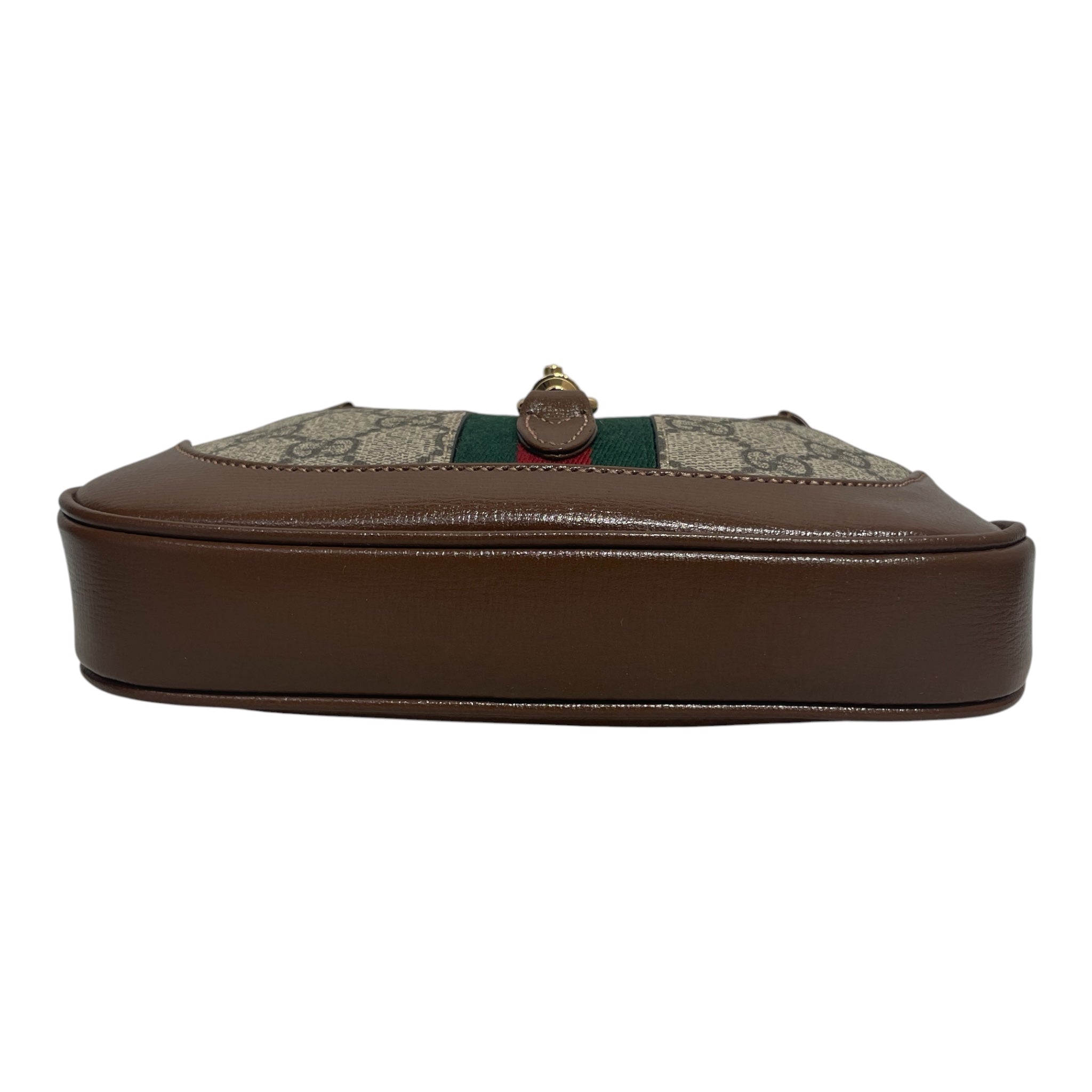 GUCCI/Hand Bag/Monogram/Leather/BEG/mini jackie 1961 view 3